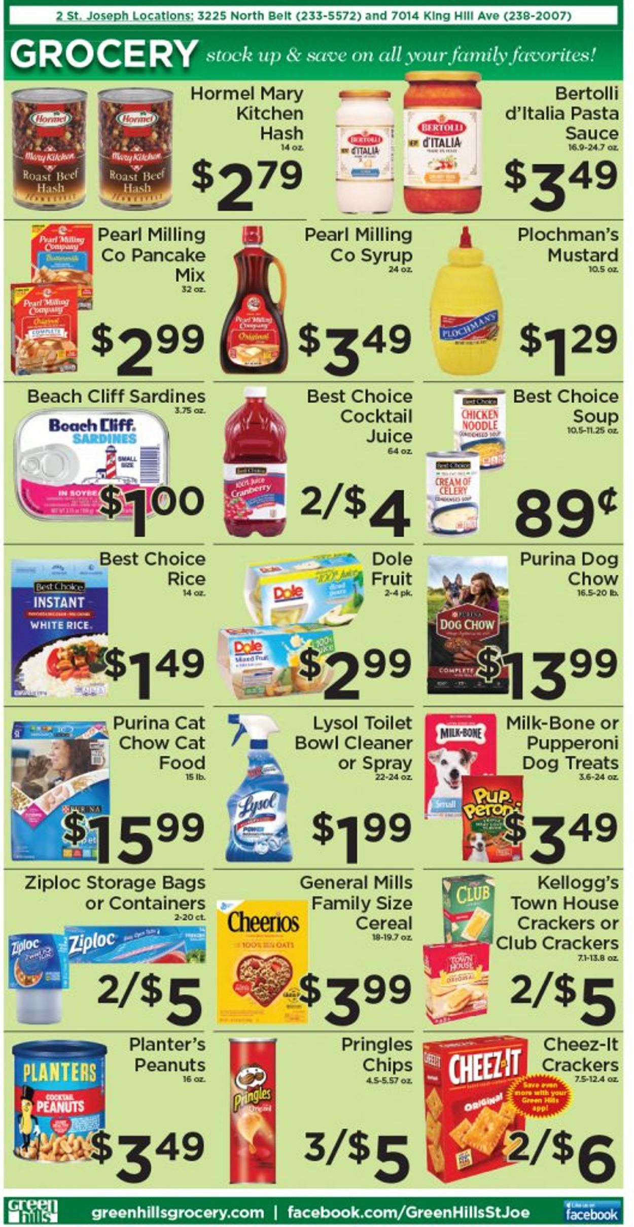 Catalogue Green Hills Grocery from 03/16/2022
