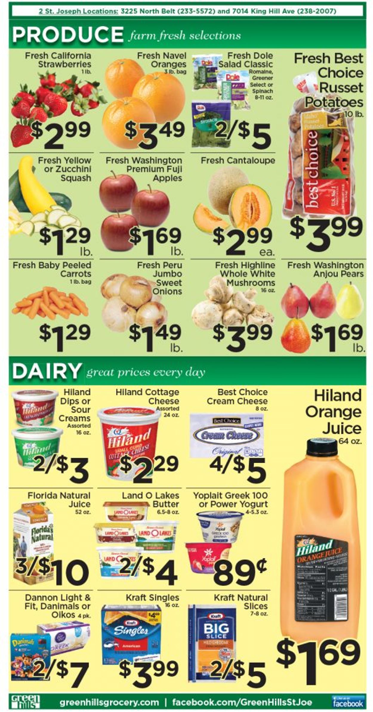 Catalogue Green Hills Grocery from 03/23/2022