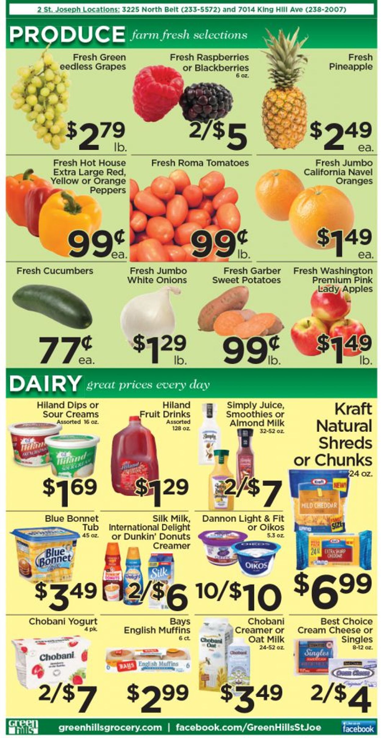 Catalogue Green Hills Grocery from 03/30/2022
