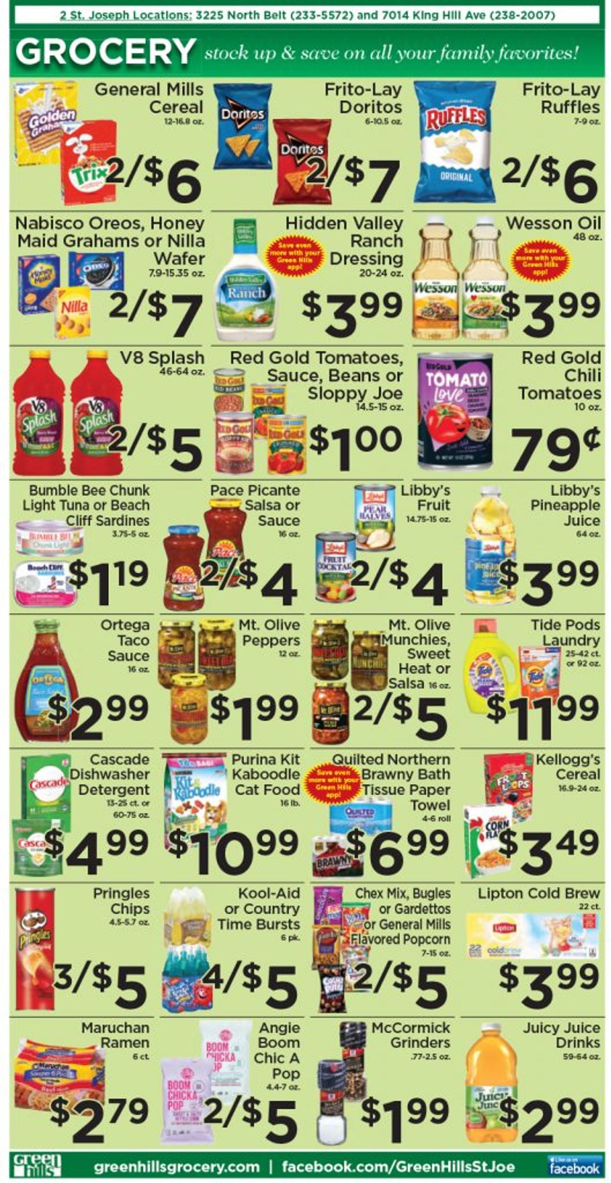 Catalogue Green Hills Grocery from 04/27/2022