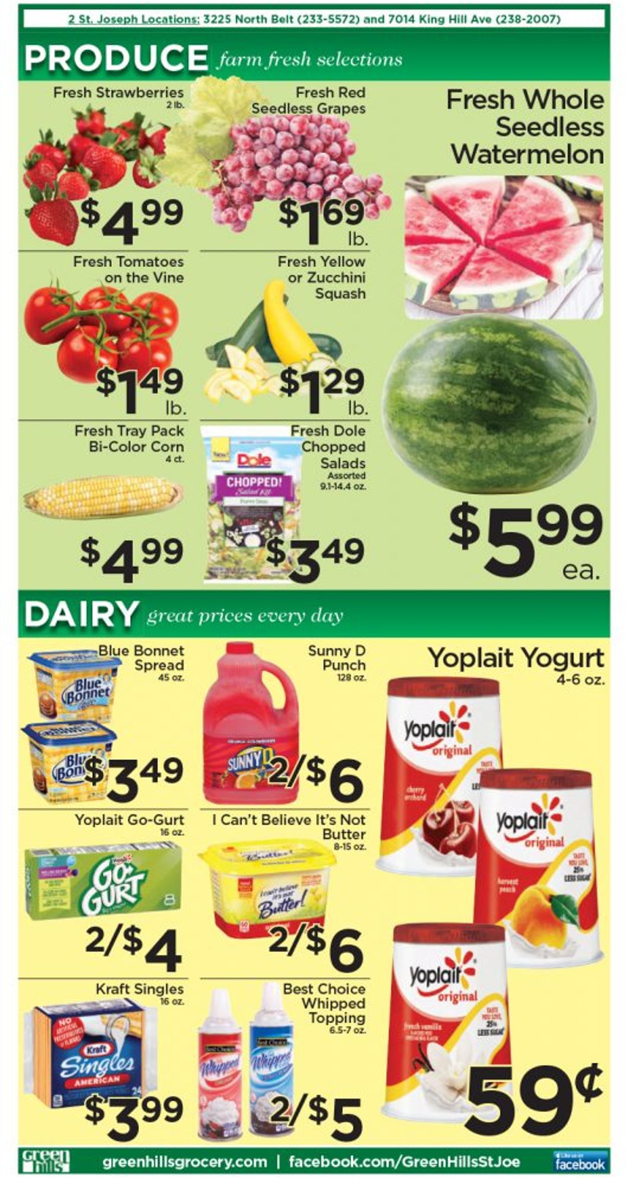 Catalogue Green Hills Grocery from 05/11/2022