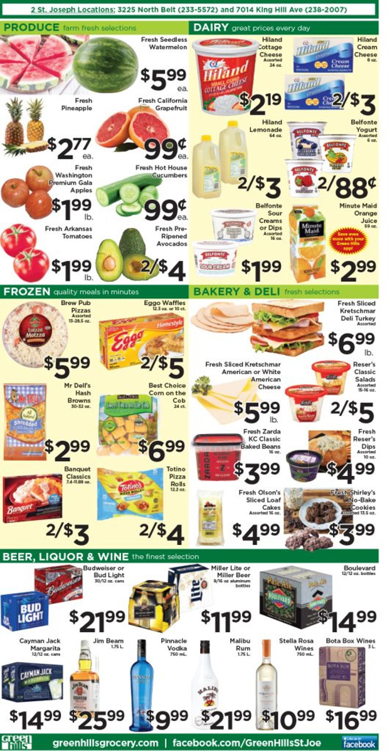 Catalogue Green Hills Grocery from 06/15/2022
