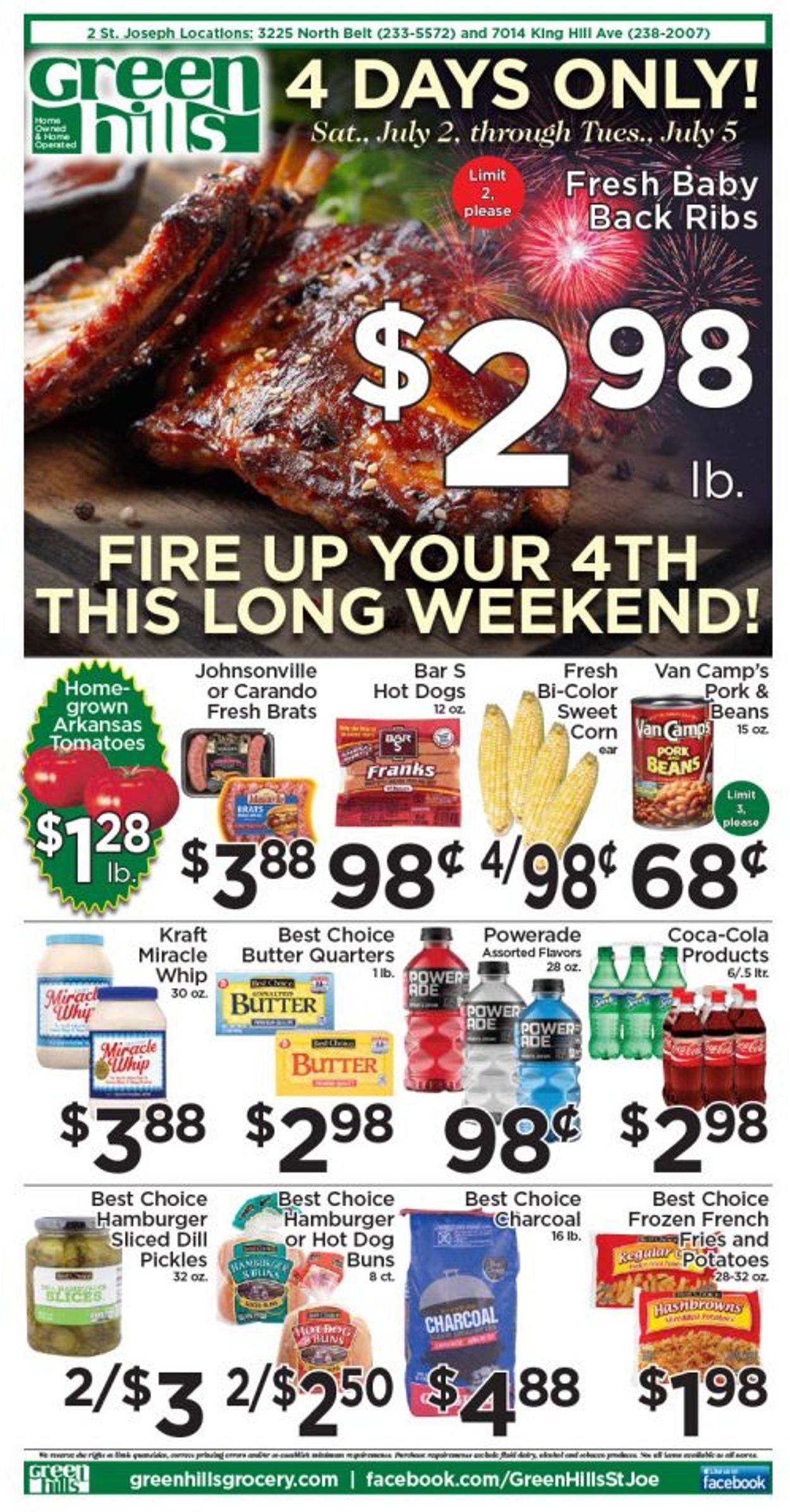 Catalogue Green Hills Grocery - 4th of July Sale from 06/28/2022