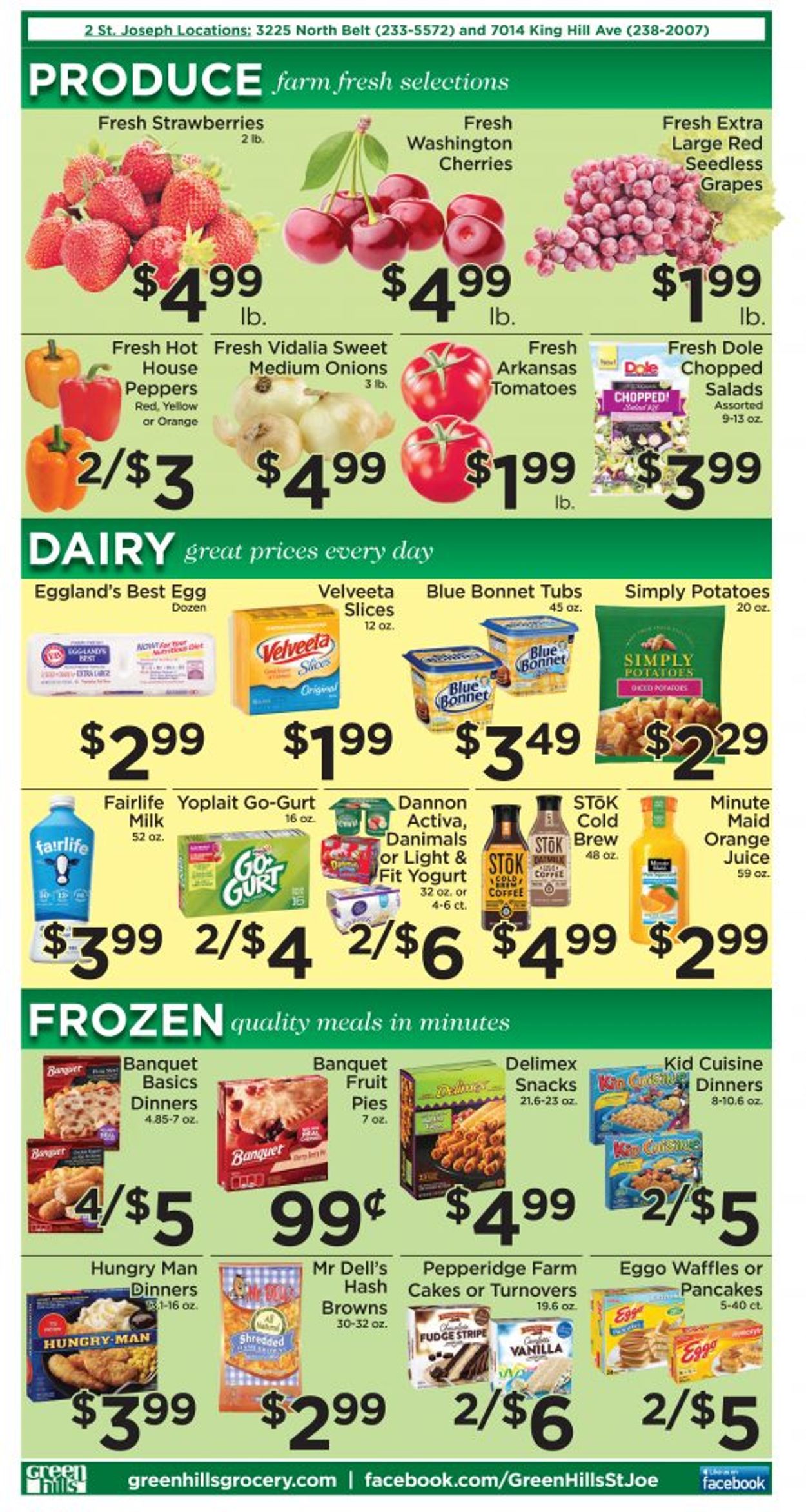 Catalogue Green Hills Grocery from 07/13/2022
