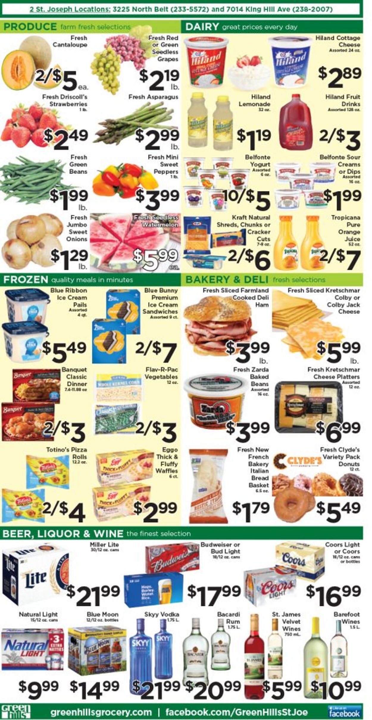 Catalogue Green Hills Grocery from 07/20/2022