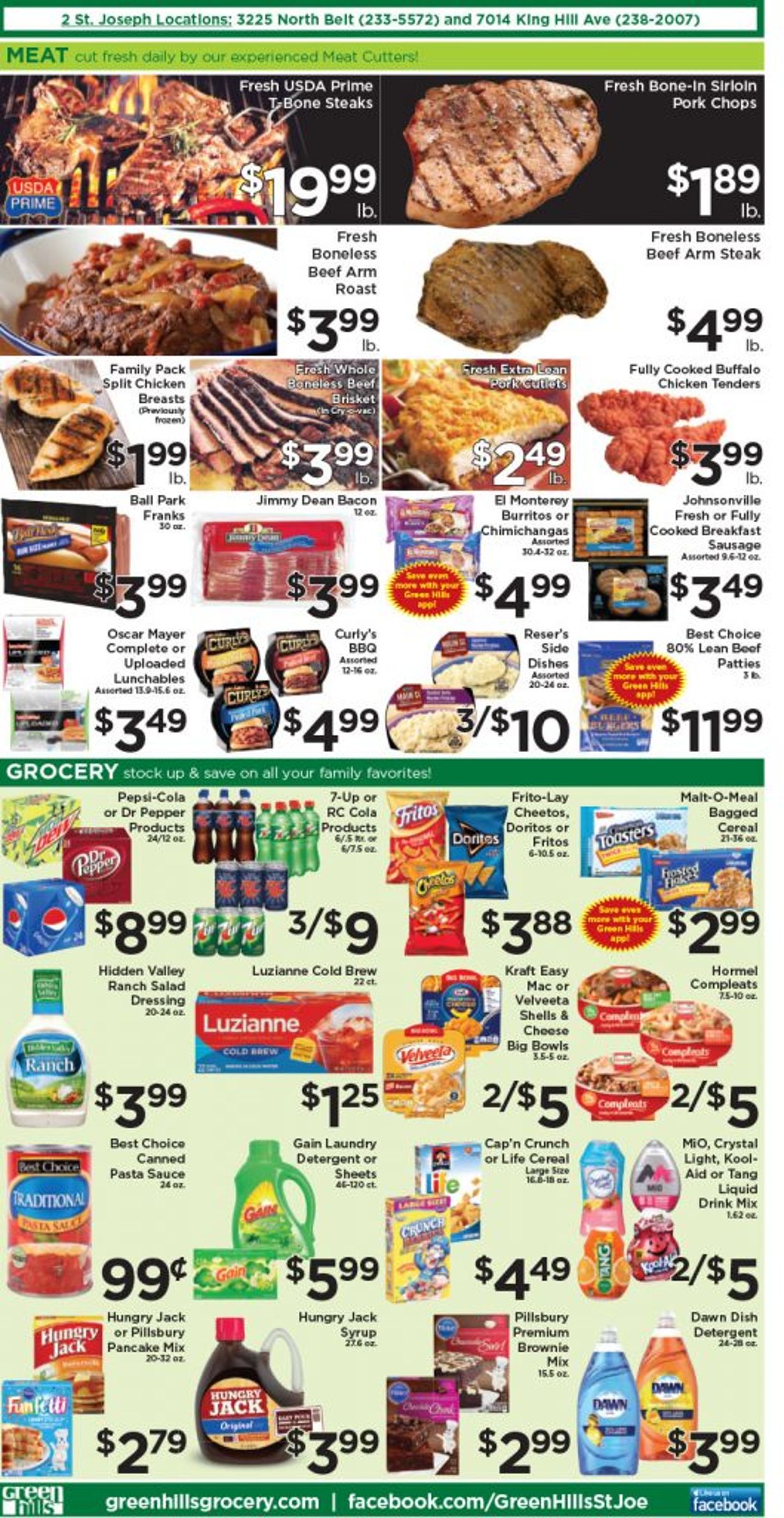 Catalogue Green Hills Grocery from 07/20/2022