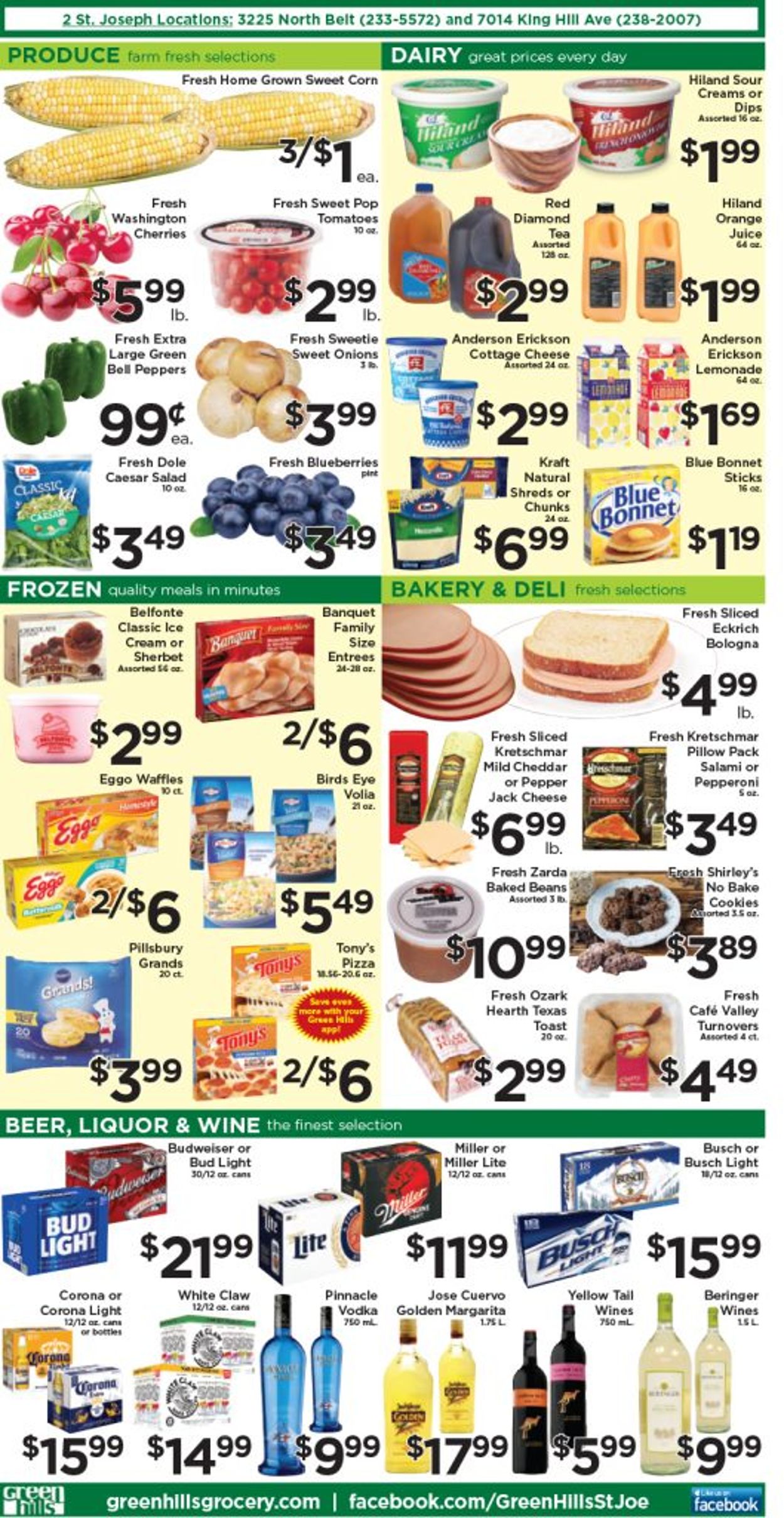 Catalogue Green Hills Grocery from 07/27/2022