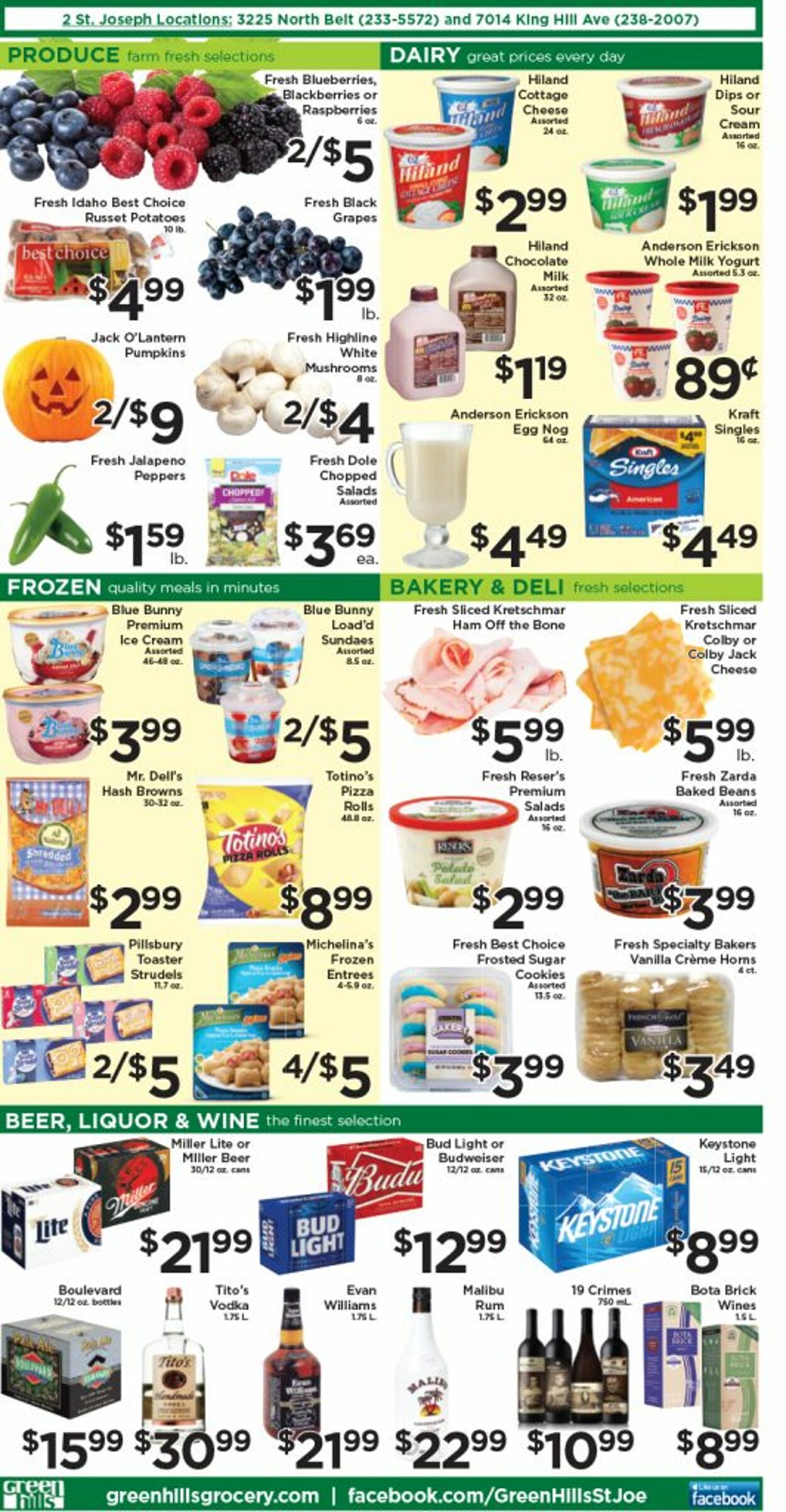 Catalogue Green Hills Grocery from 10/12/2022