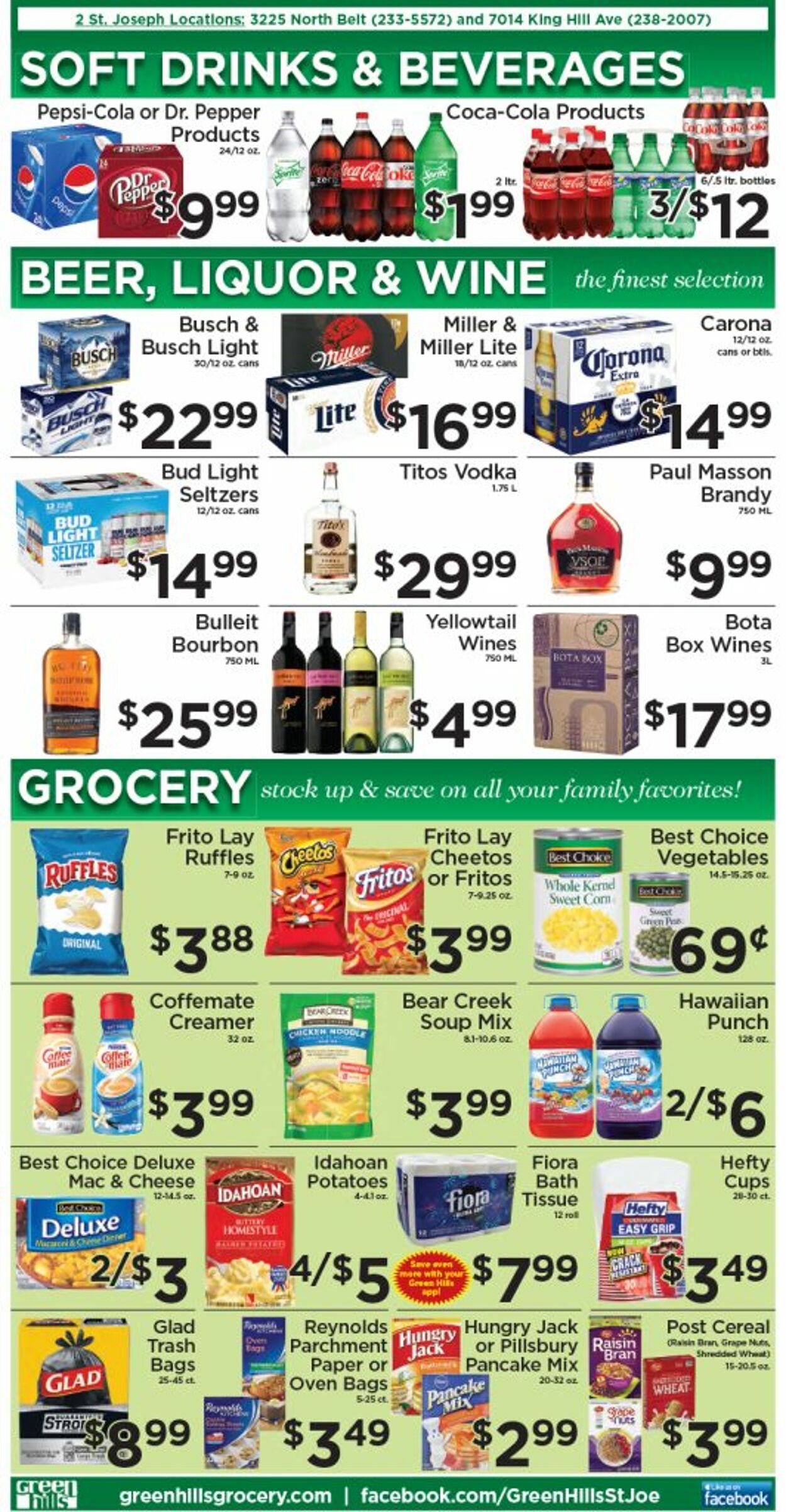 Catalogue Green Hills Grocery from 12/07/2022