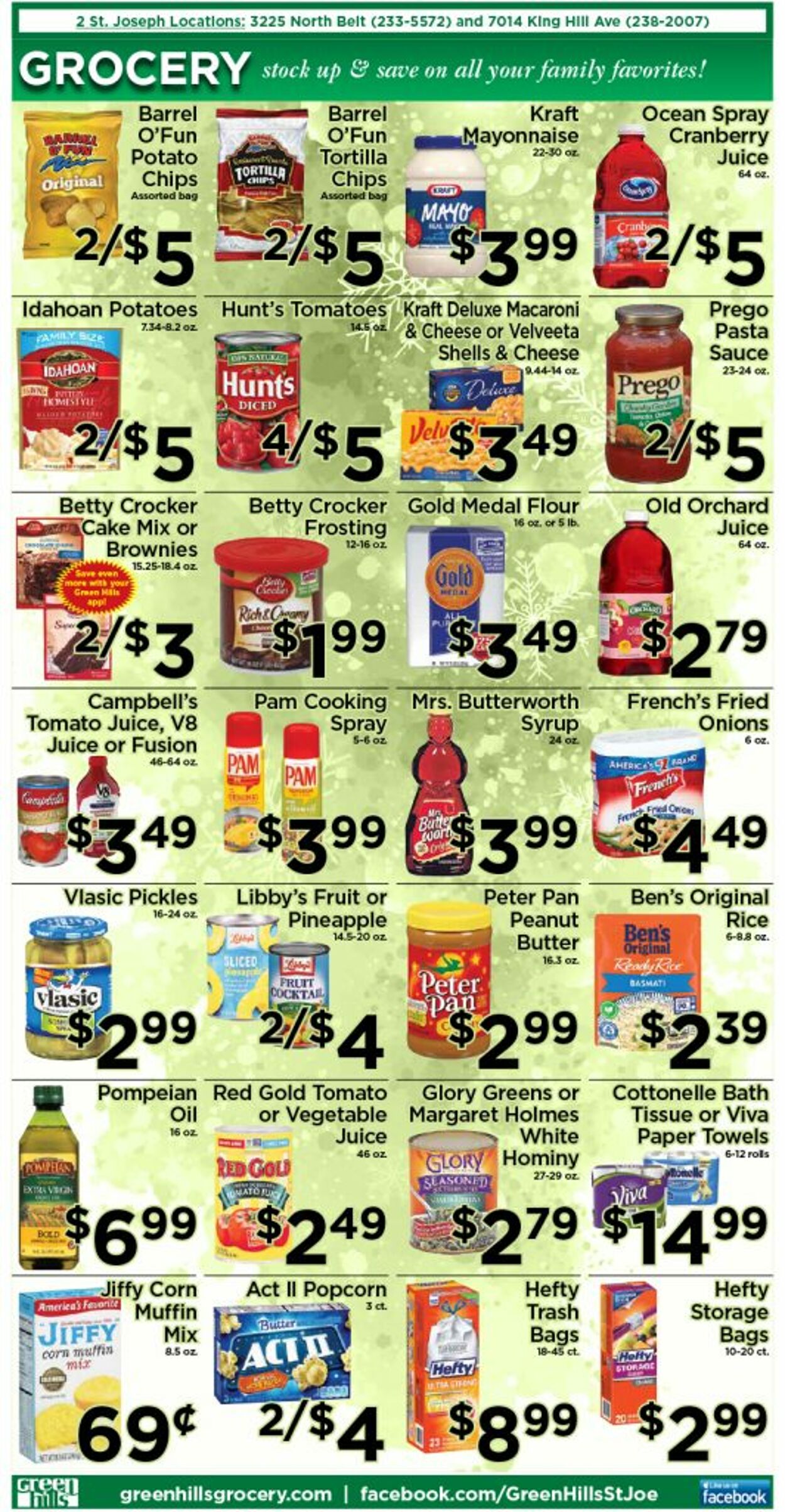 Catalogue Green Hills Grocery from 12/21/2022