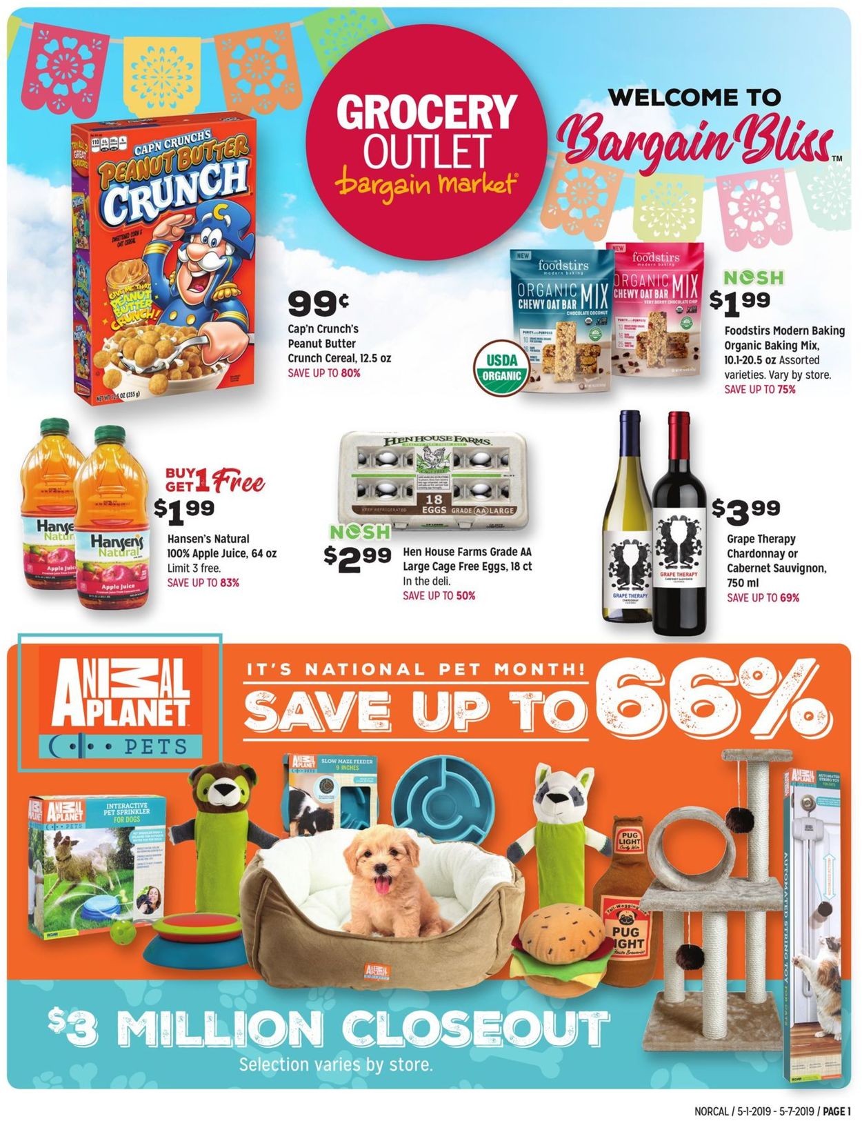 Catalogue Grocery Outlet from 05/01/2019