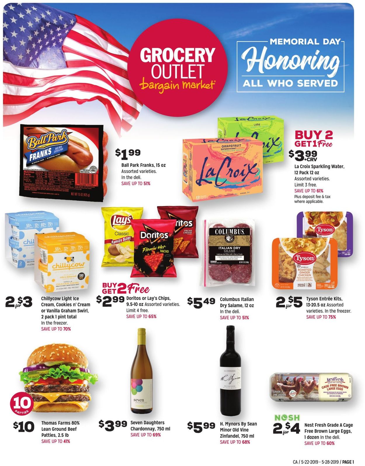 Catalogue Grocery Outlet from 05/22/2019