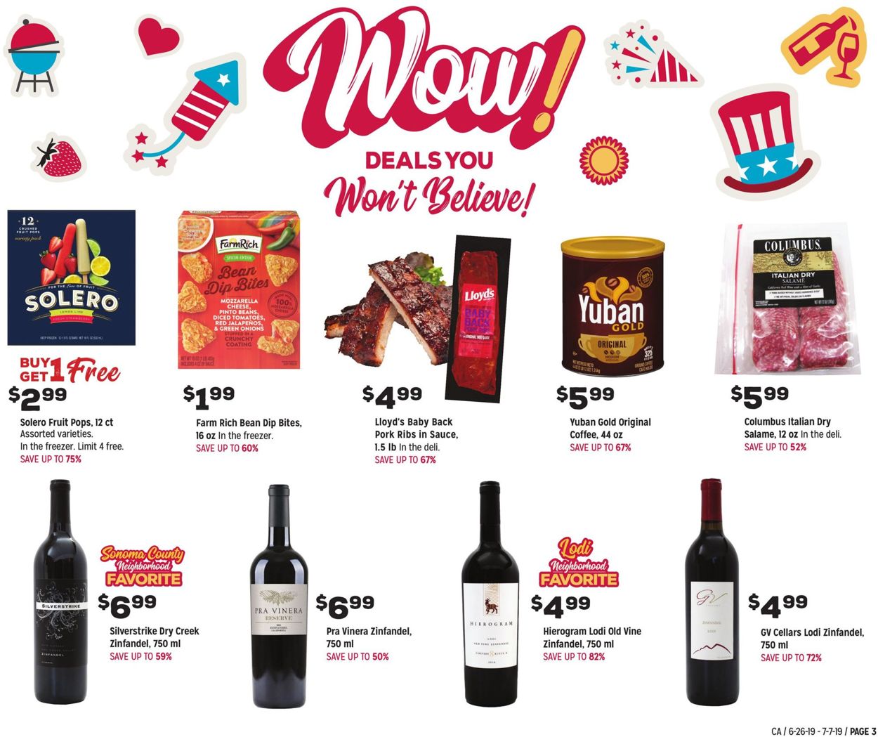 Catalogue Grocery Outlet from 06/26/2019