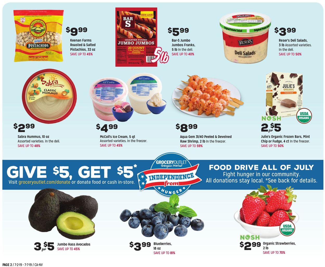 Catalogue Grocery Outlet from 07/02/2019