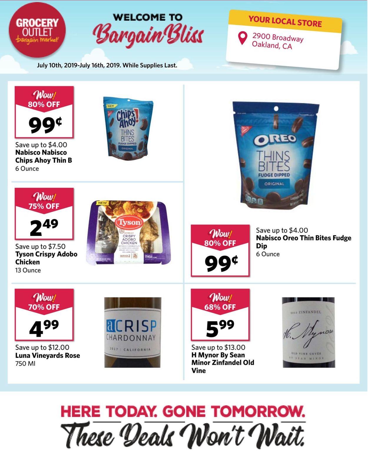 Catalogue Grocery Outlet from 07/10/2019