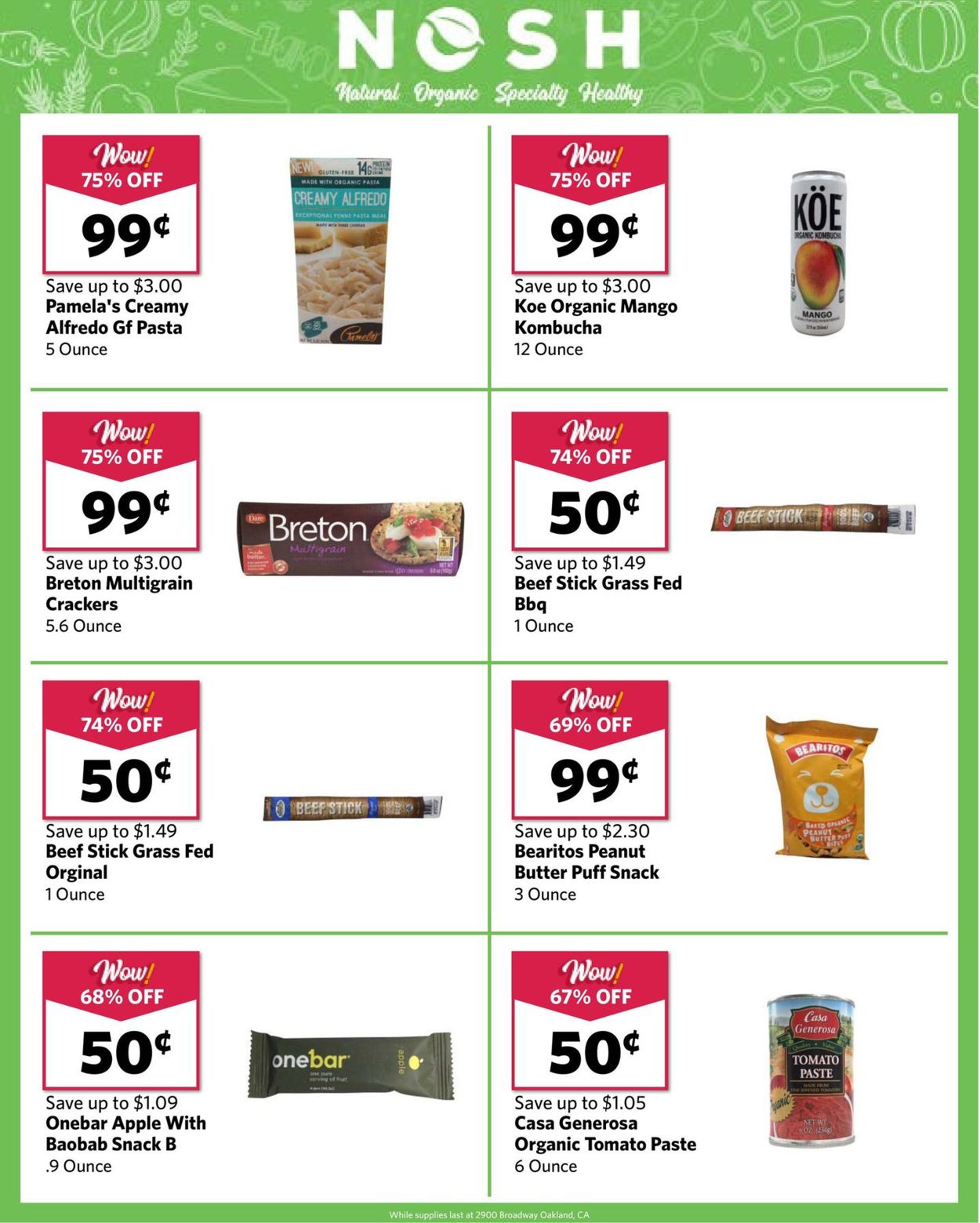 Catalogue Grocery Outlet from 07/24/2019