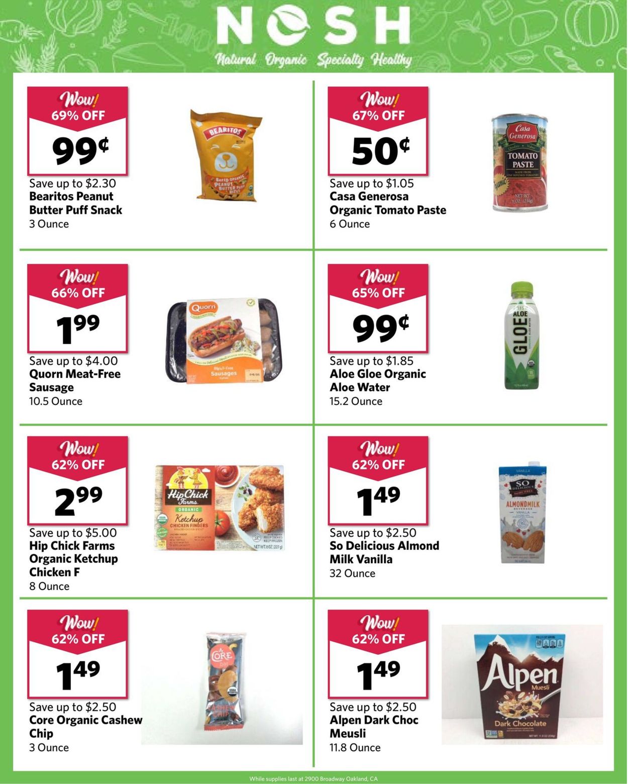 Catalogue Grocery Outlet from 07/31/2019
