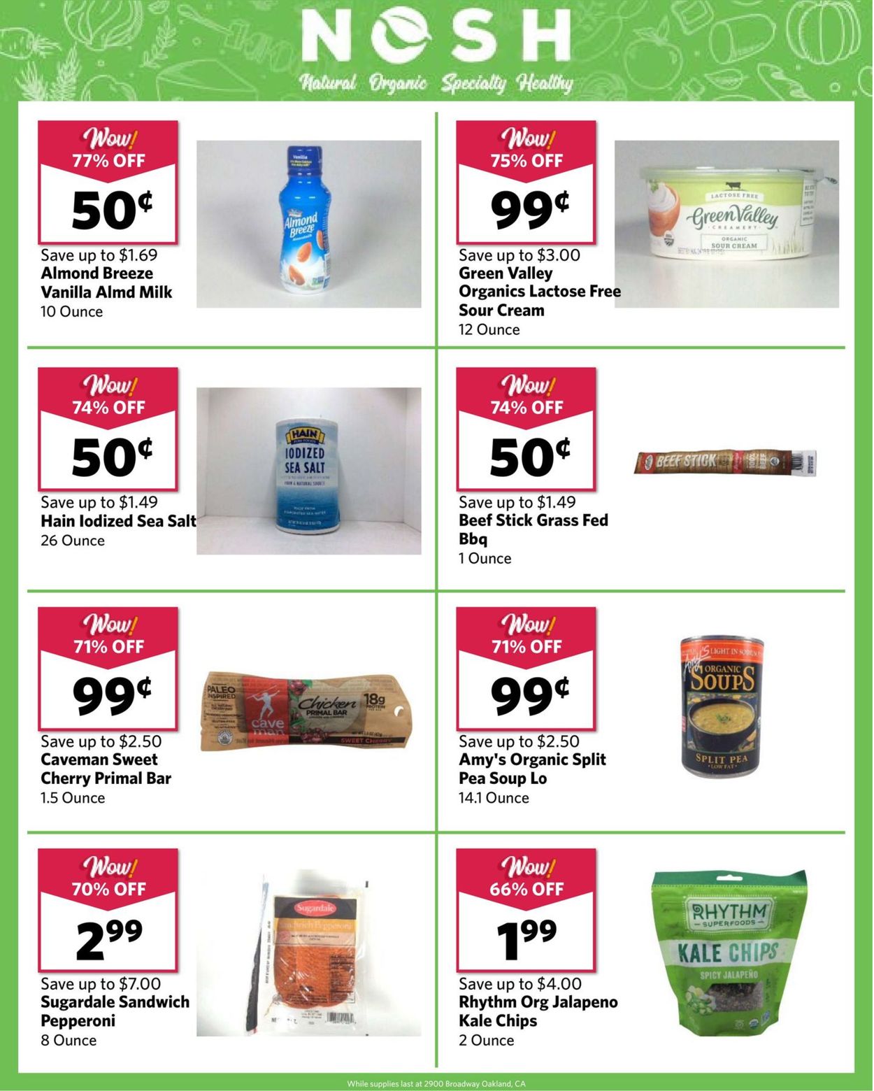 Catalogue Grocery Outlet from 08/14/2019