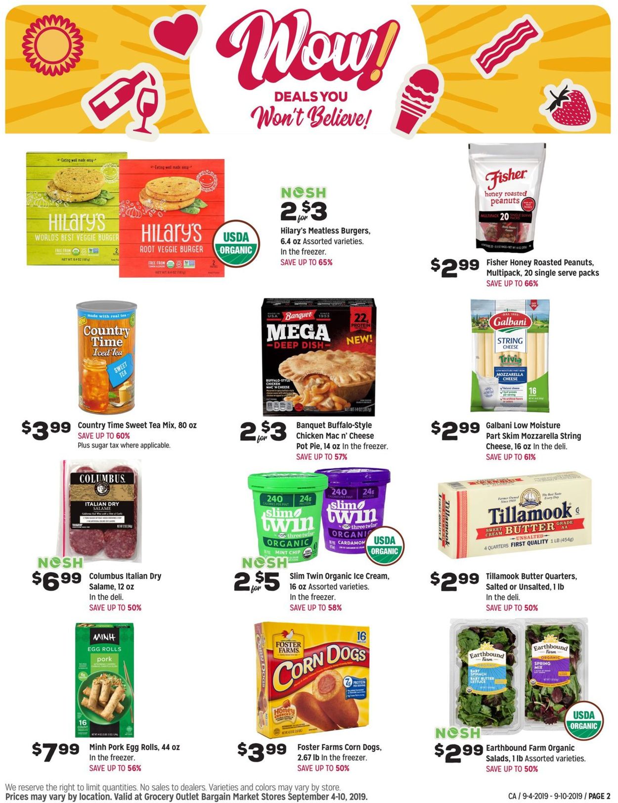 Catalogue Grocery Outlet from 09/04/2019