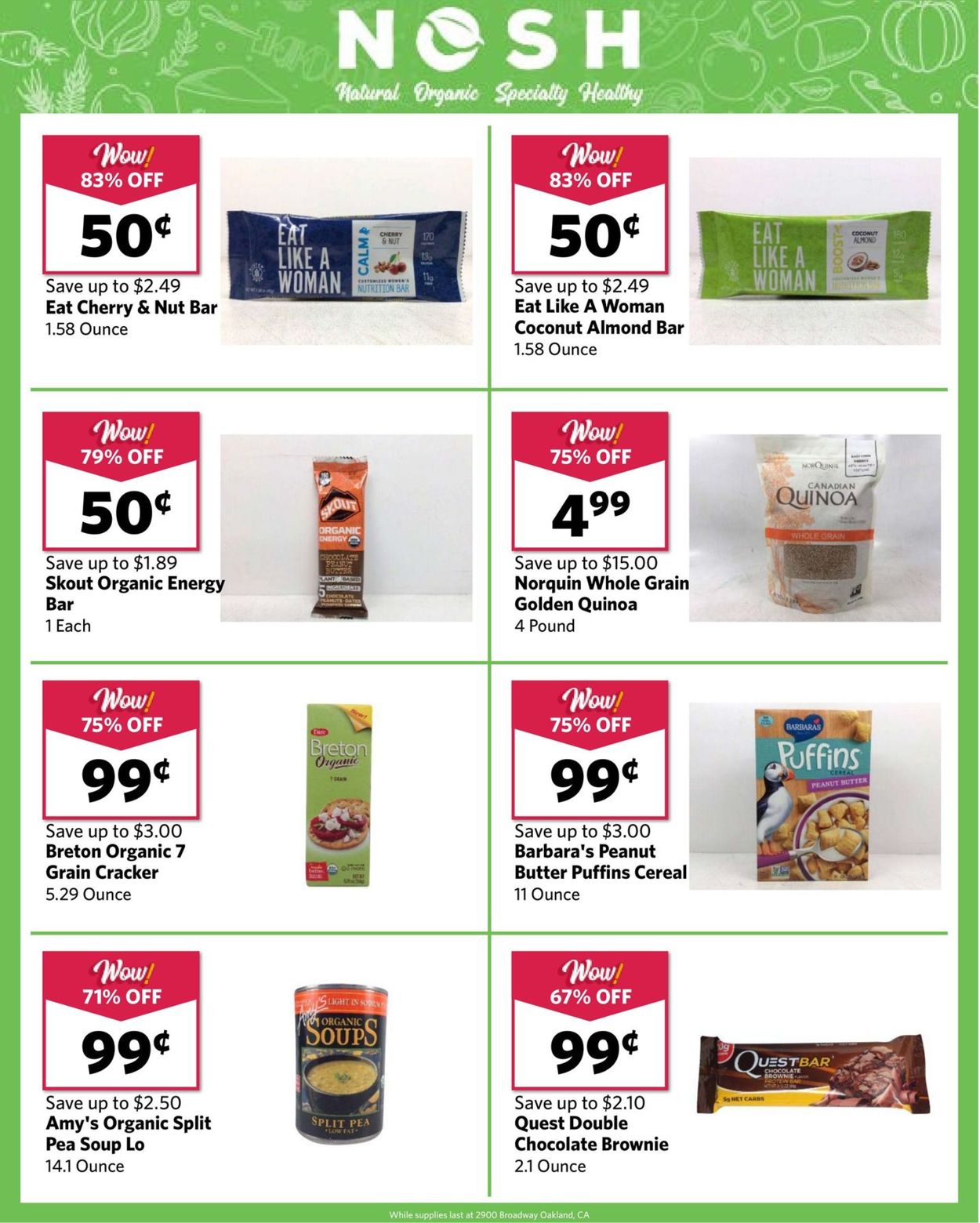 Catalogue Grocery Outlet from 09/18/2019