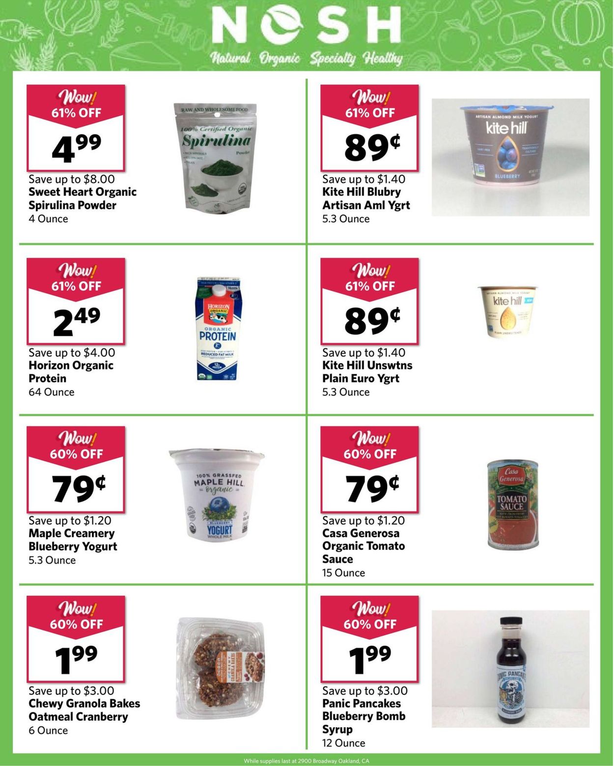 Catalogue Grocery Outlet from 09/18/2019