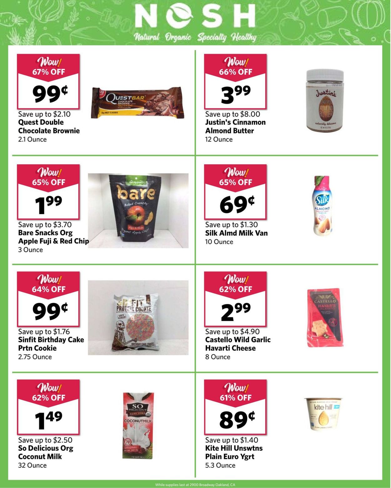 Catalogue Grocery Outlet from 09/25/2019