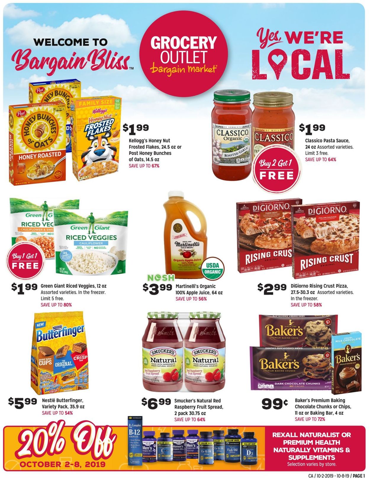 Grocery Outlet Current weekly ad 10/02 10/08/2019