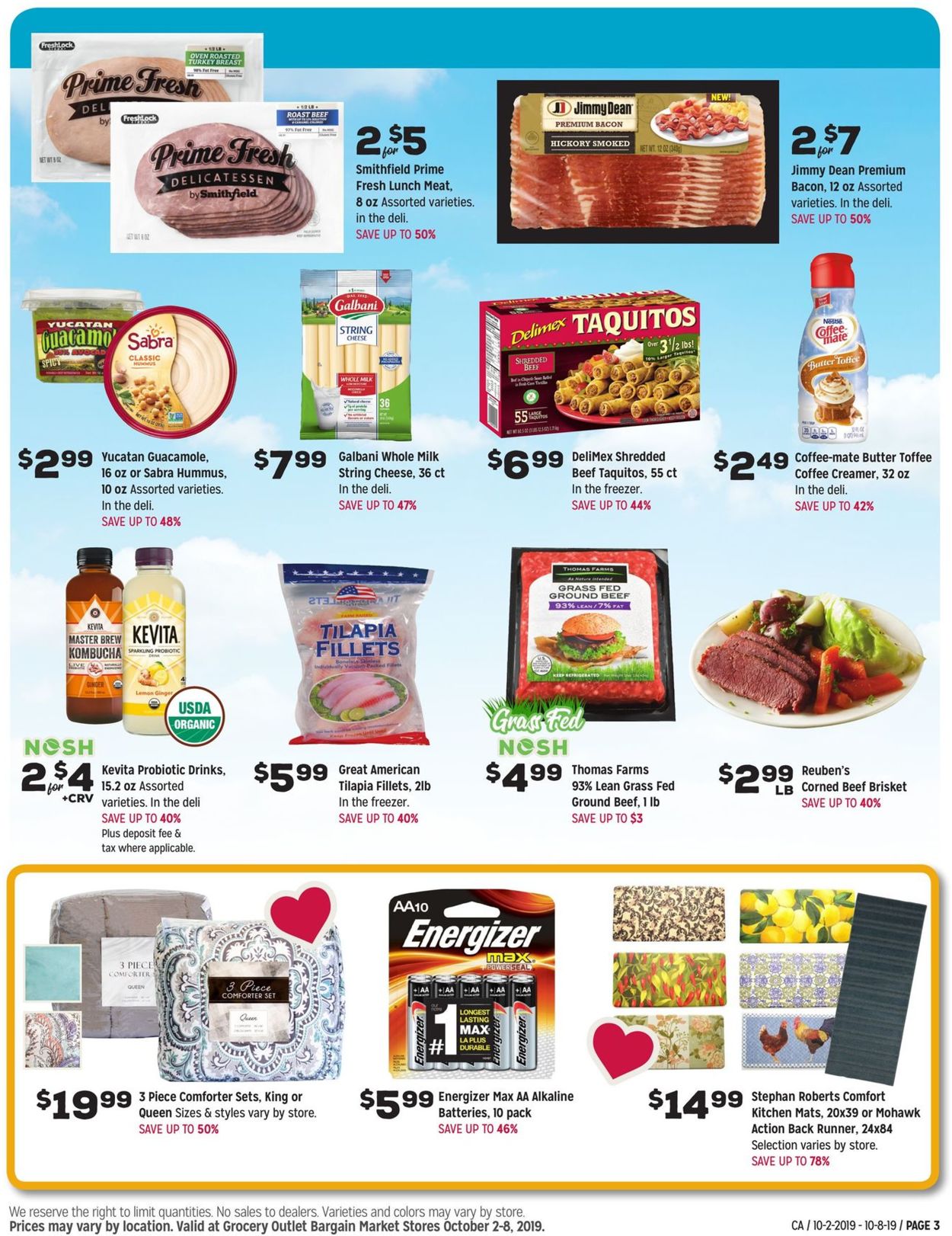 Catalogue Grocery Outlet from 10/02/2019