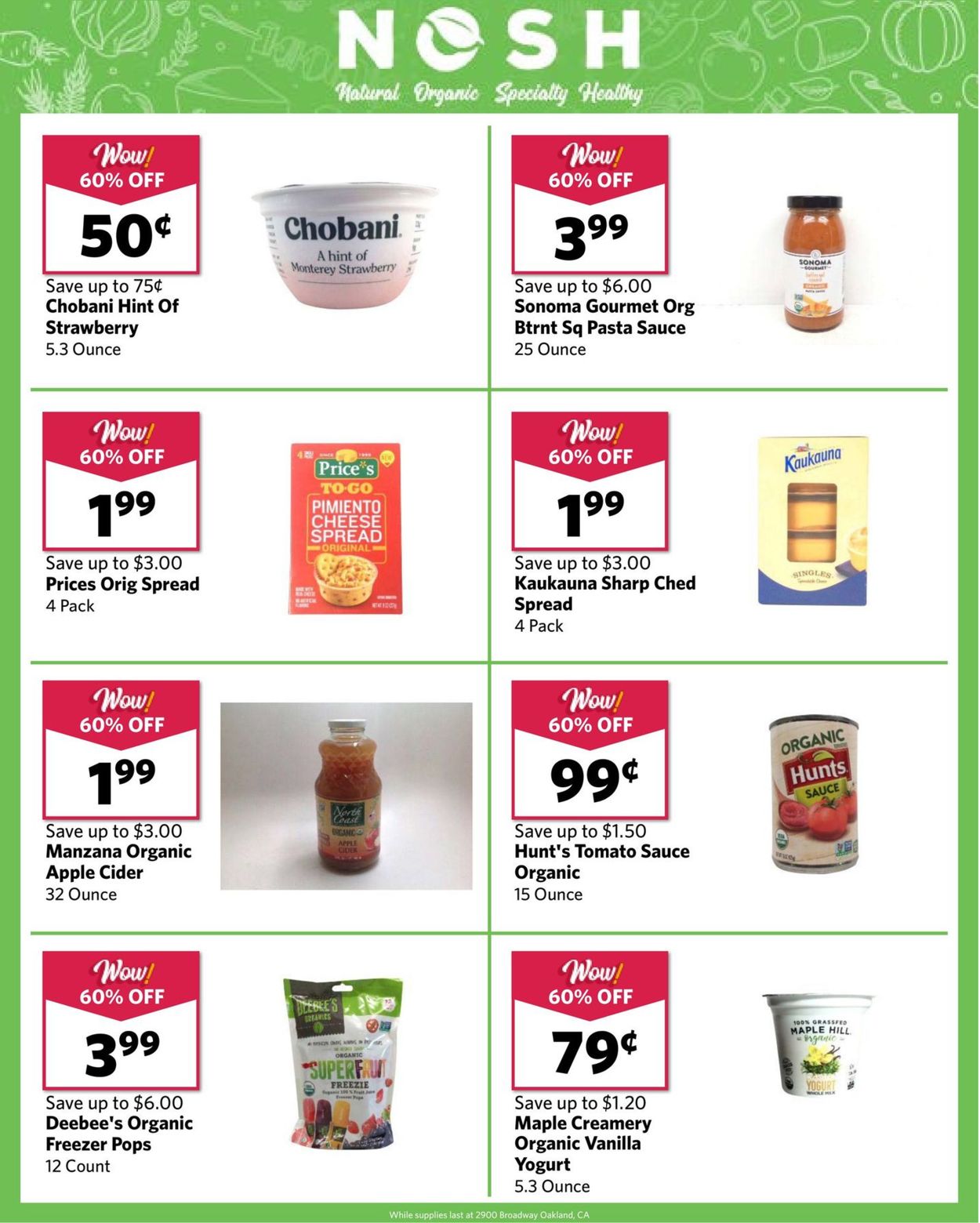 Catalogue Grocery Outlet from 10/23/2019