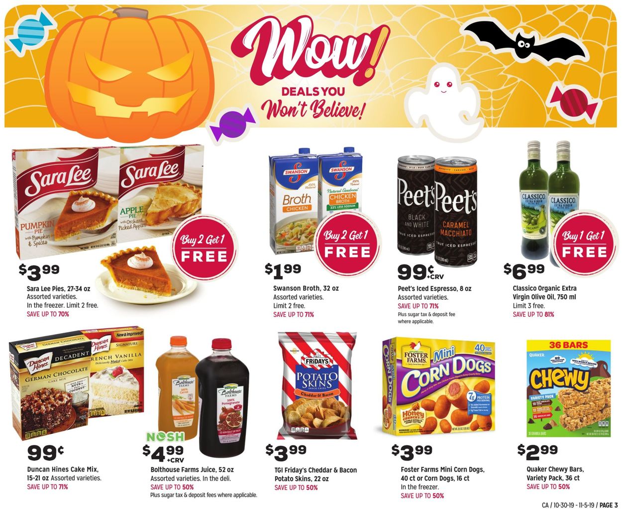 Catalogue Grocery Outlet from 10/30/2019