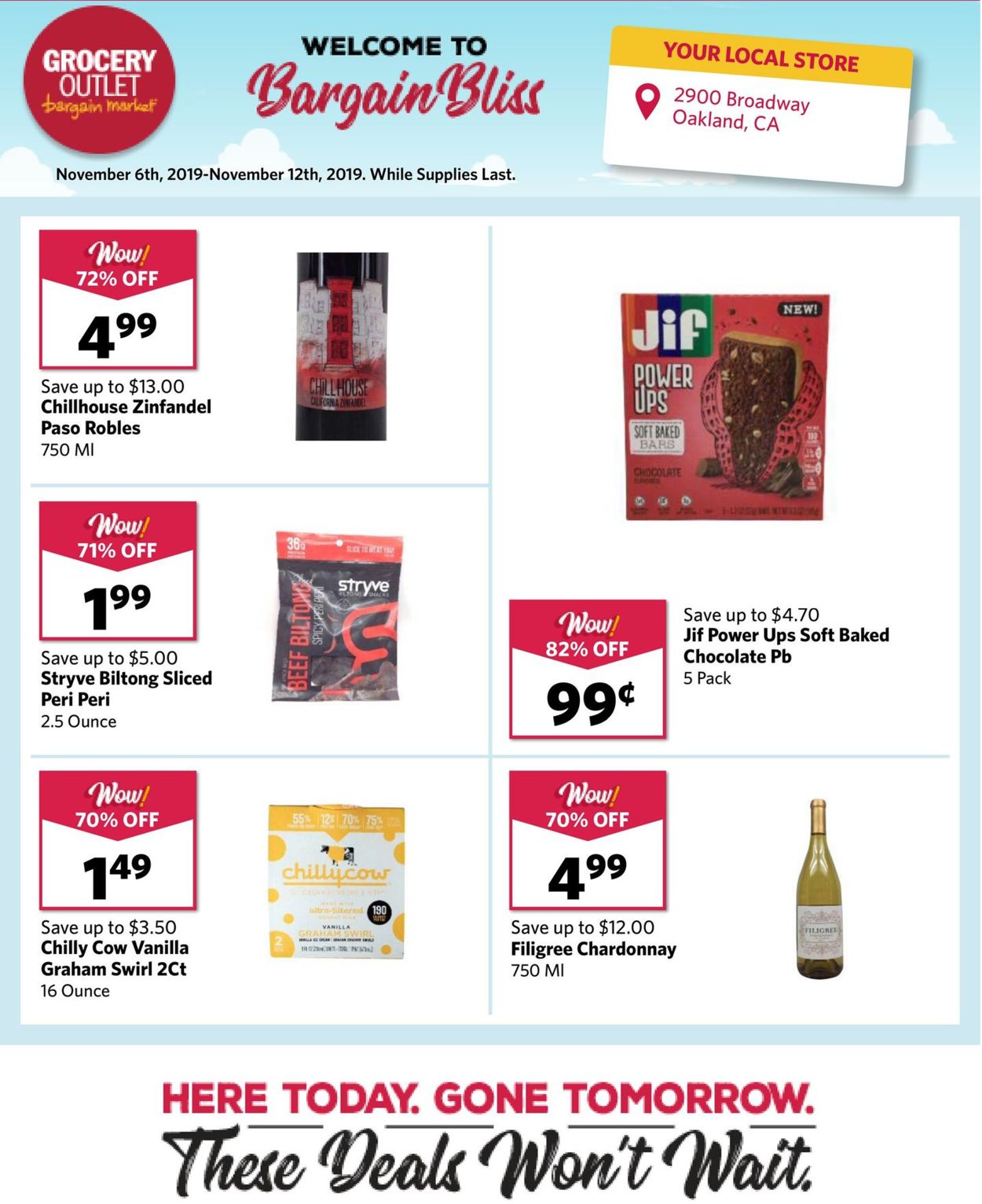 Catalogue Grocery Outlet from 11/06/2019