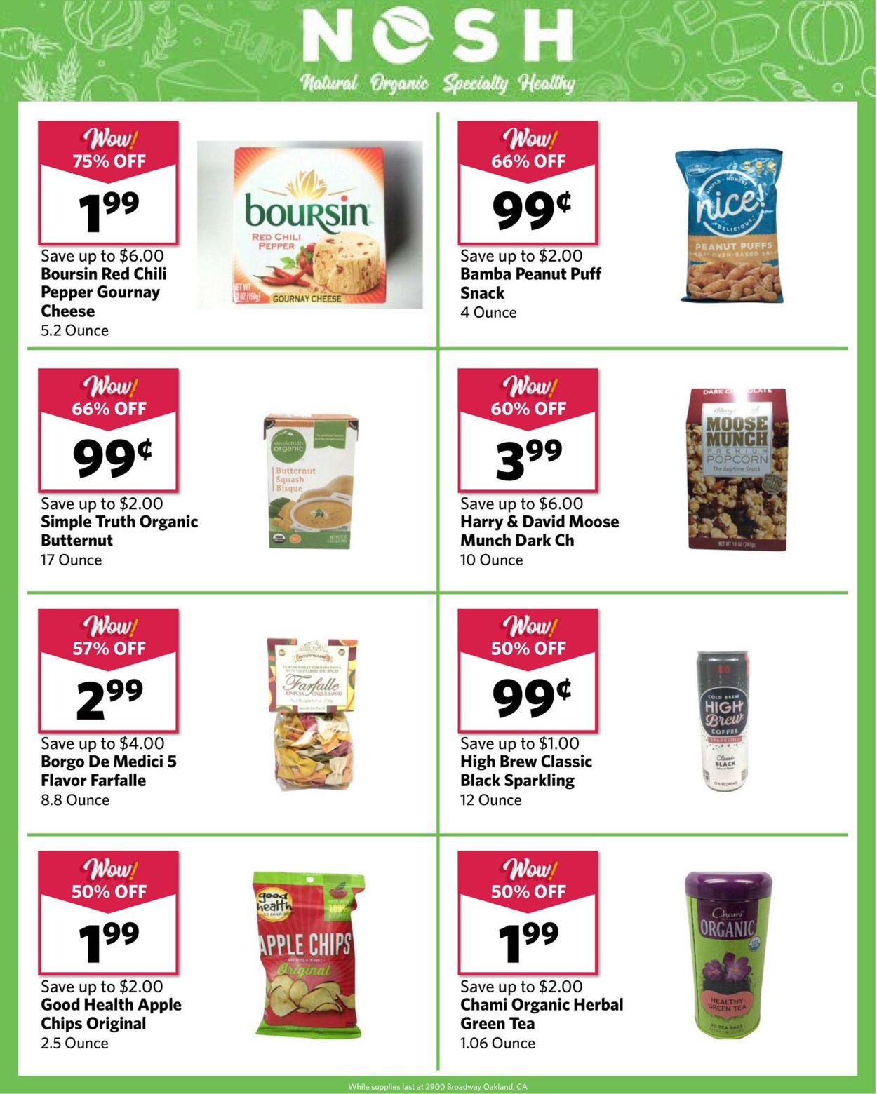 Catalogue Grocery Outlet from 11/13/2019