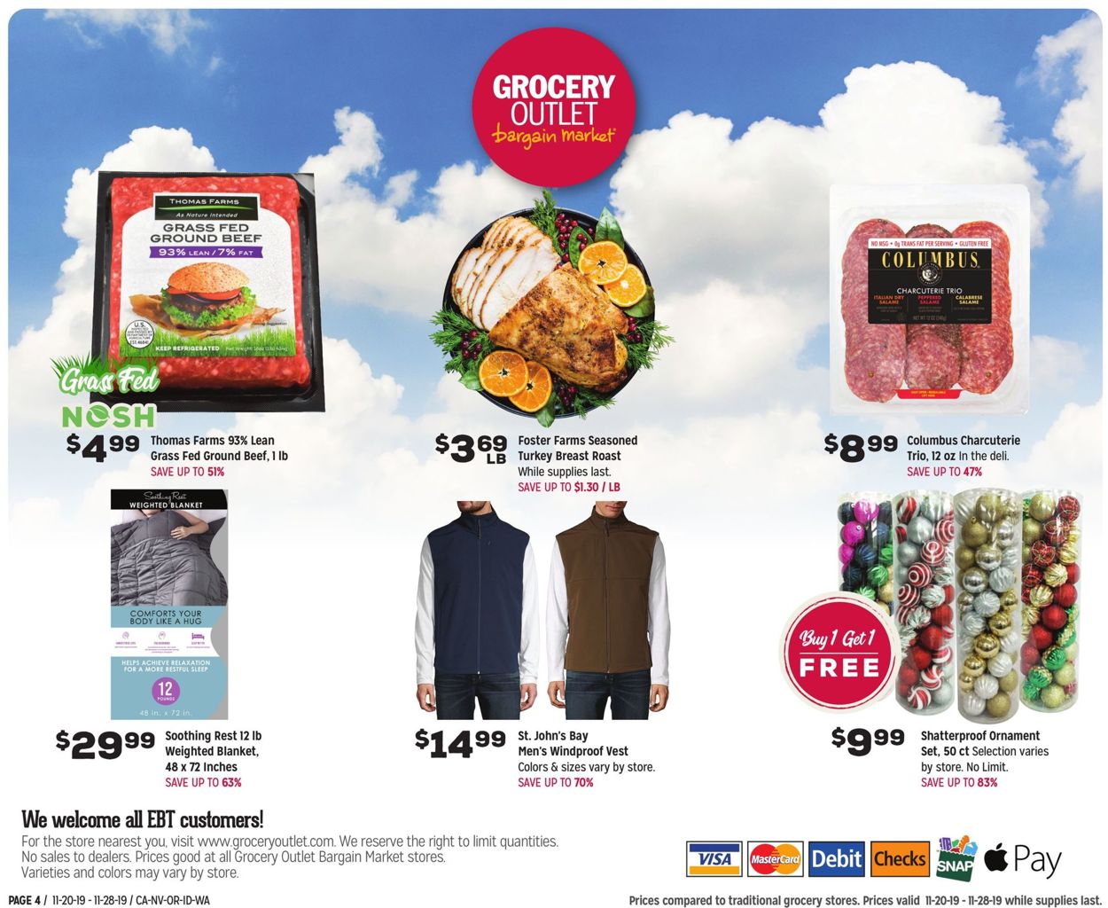 Catalogue Grocery Outlet - Holiday Ad 2019 from 11/27/2019