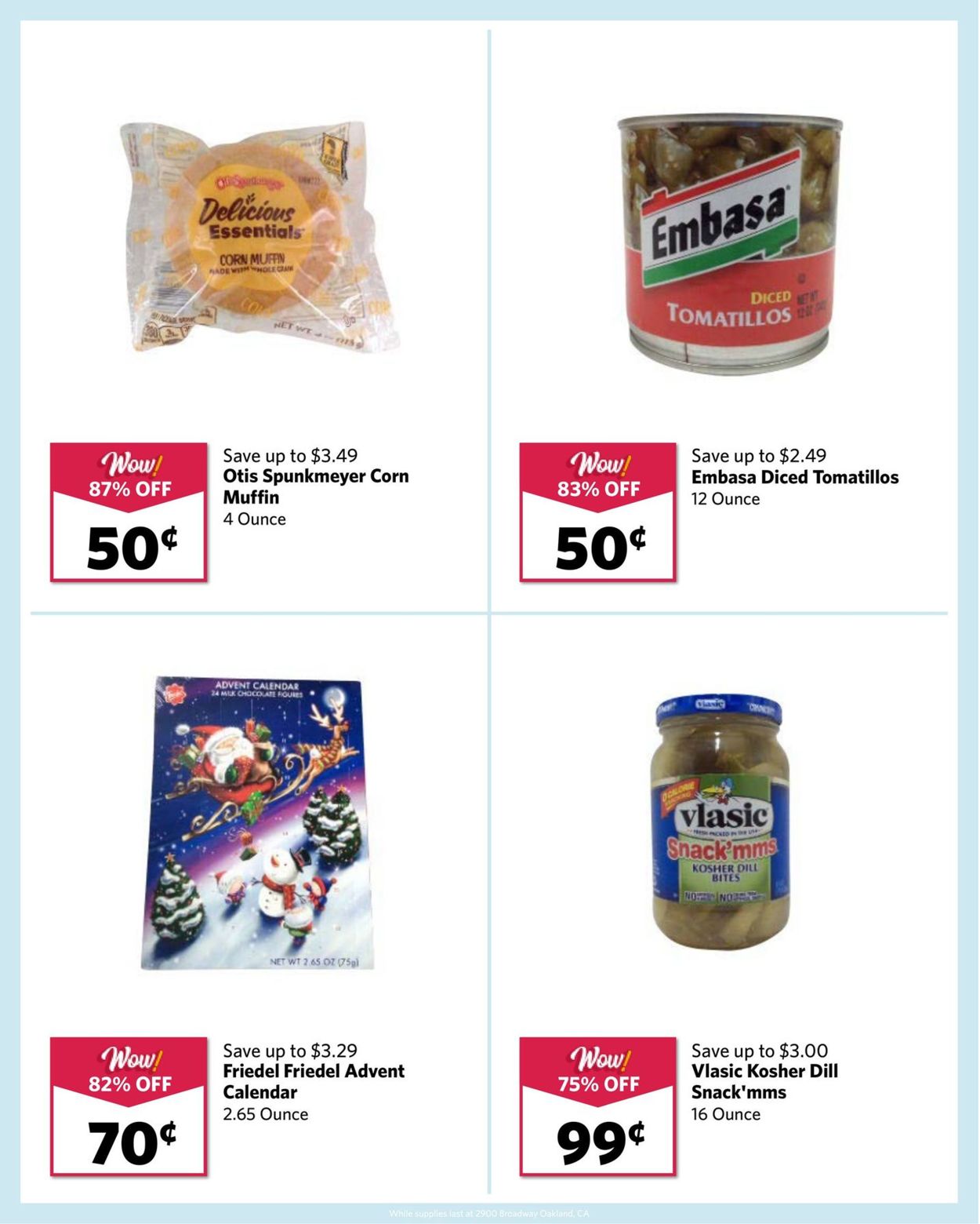 Catalogue Grocery Outlet from 12/11/2019