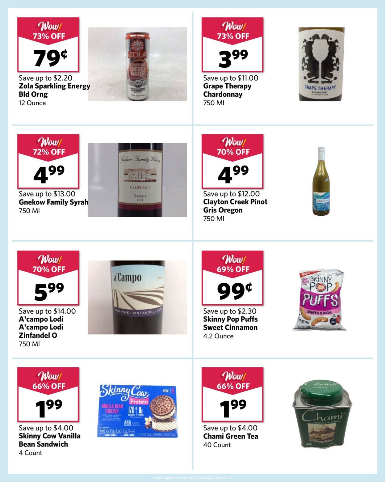 Catalogue Grocery Outlet from 12/11/2019