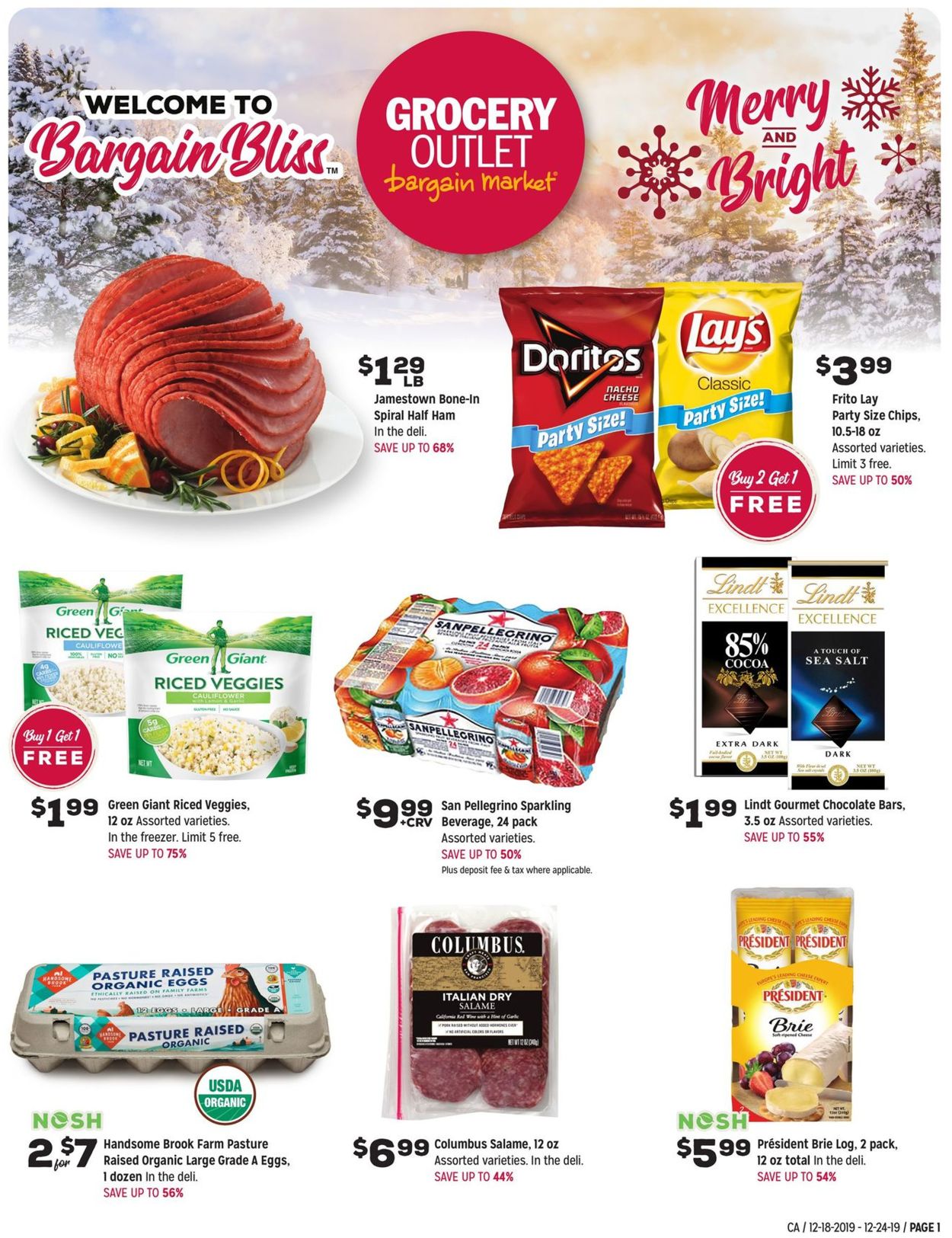 Grocery Outlet - Holiday Ad 2019 Current weekly ad 12/18 - 12/24/2019
