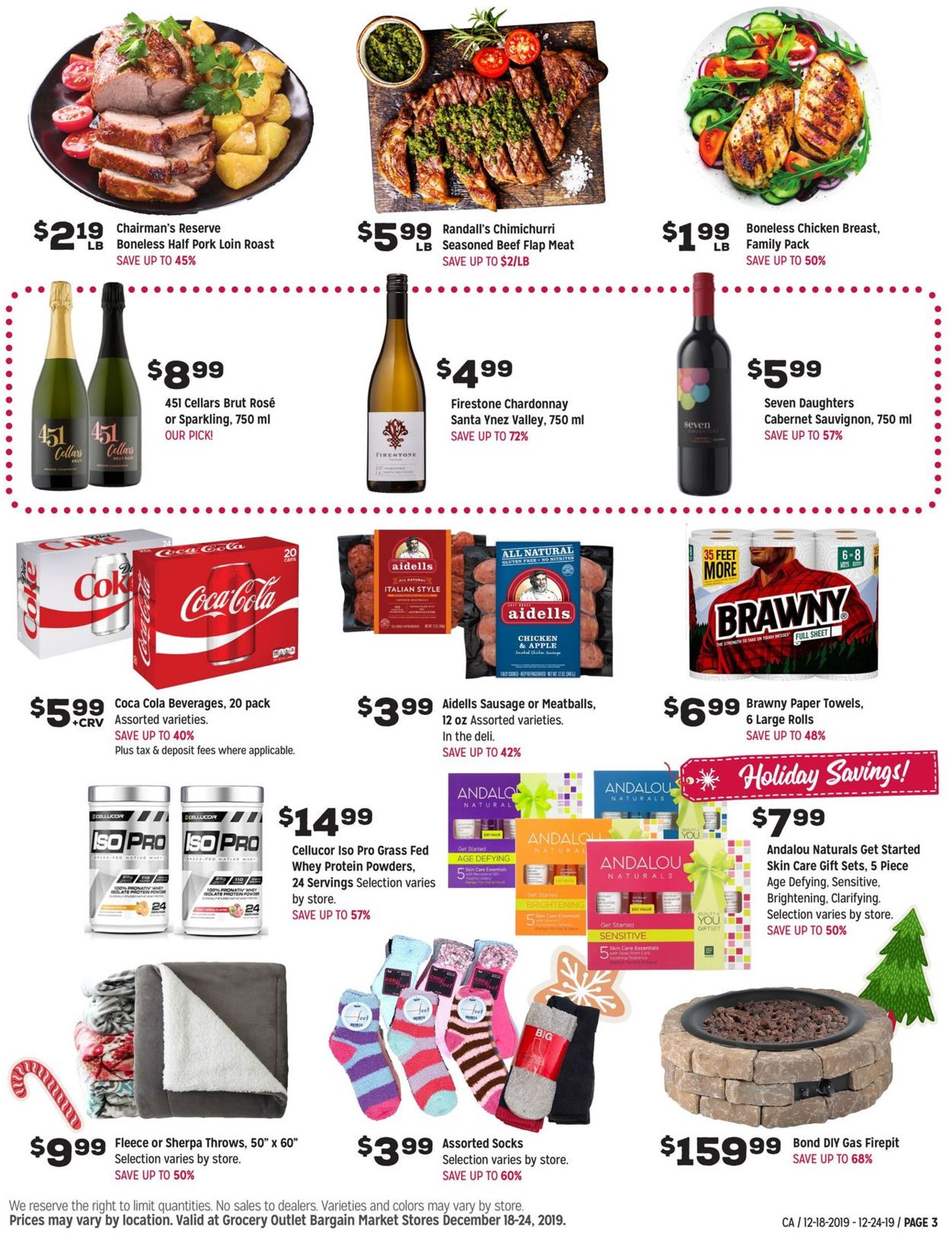Catalogue Grocery Outlet - Holiday Ad 2019 from 12/18/2019