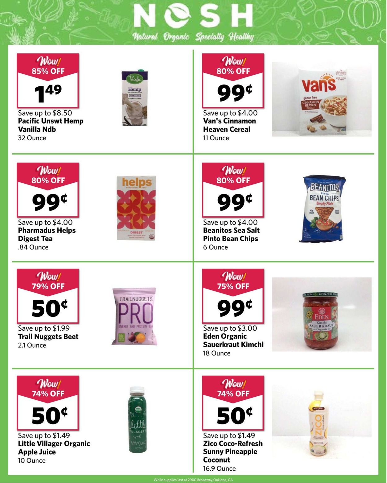 Catalogue Grocery Outlet from 01/01/2020