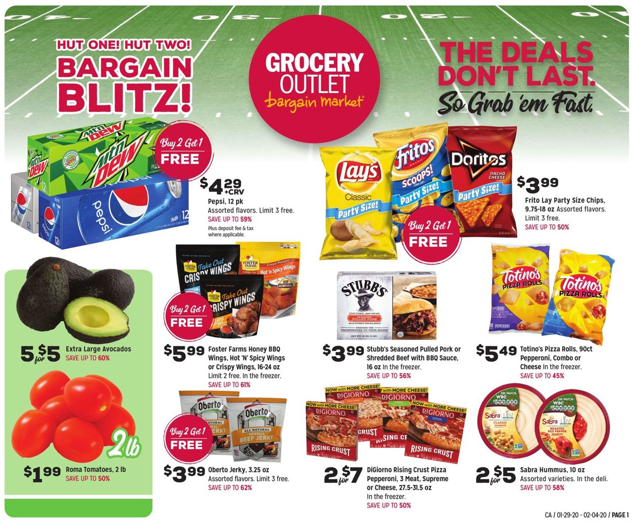 Catalogue Grocery Outlet from 01/29/2020