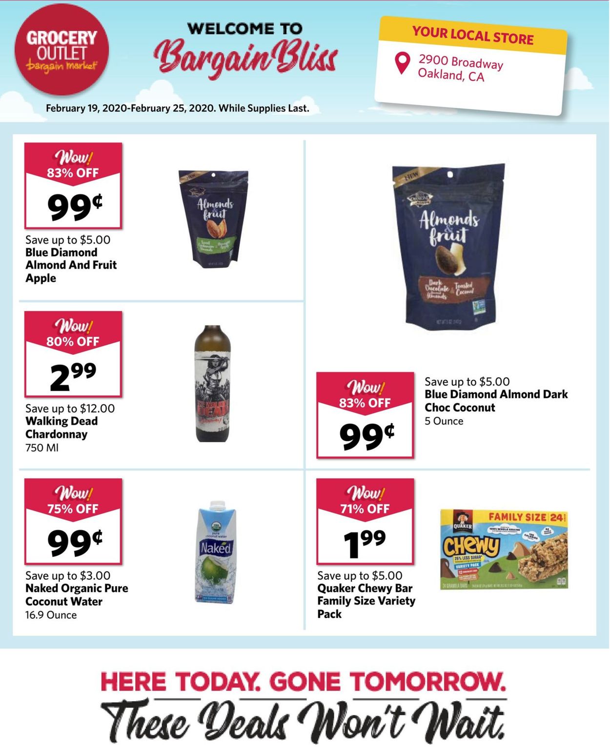 Catalogue Grocery Outlet from 02/19/2020