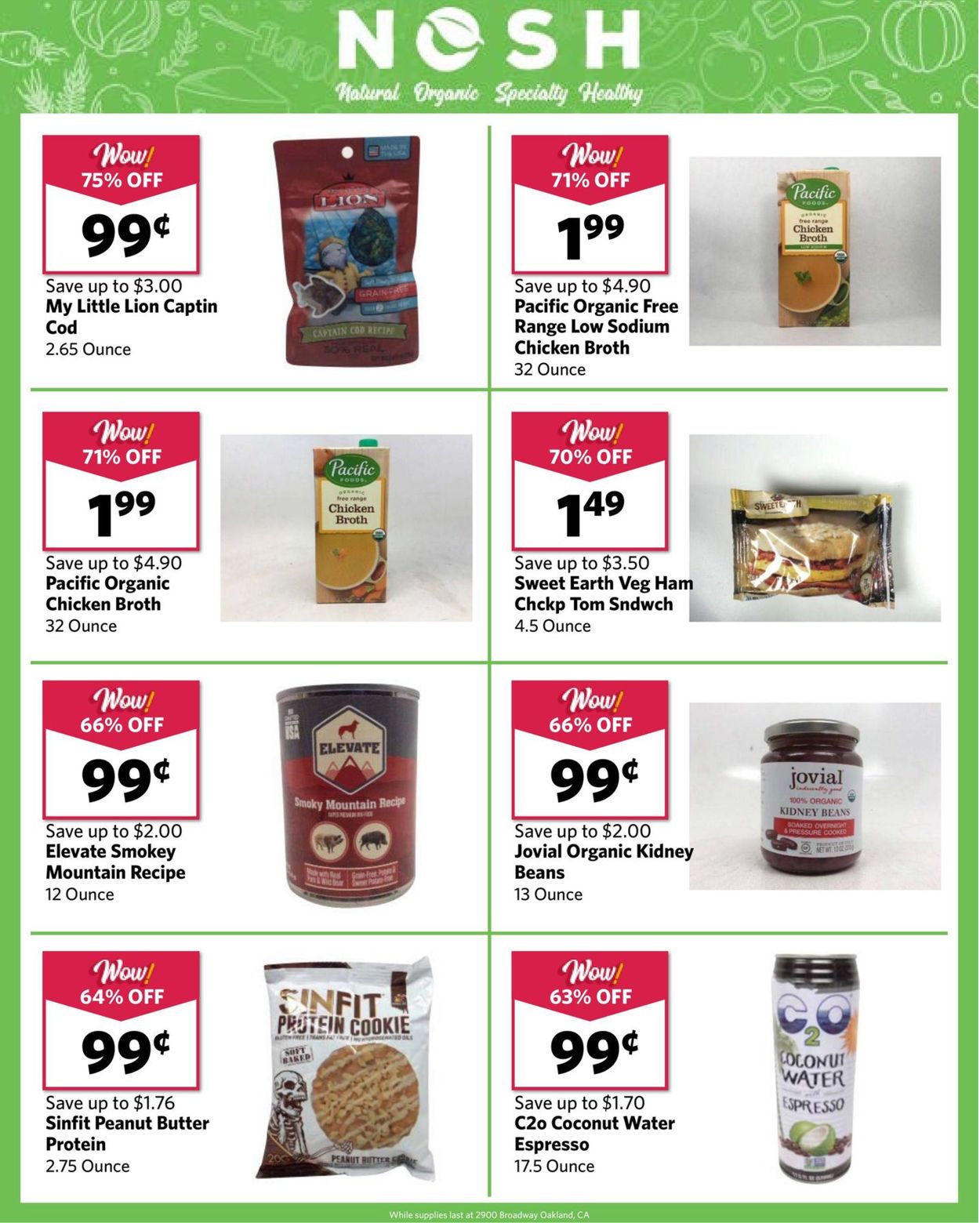 Catalogue Grocery Outlet from 02/26/2020