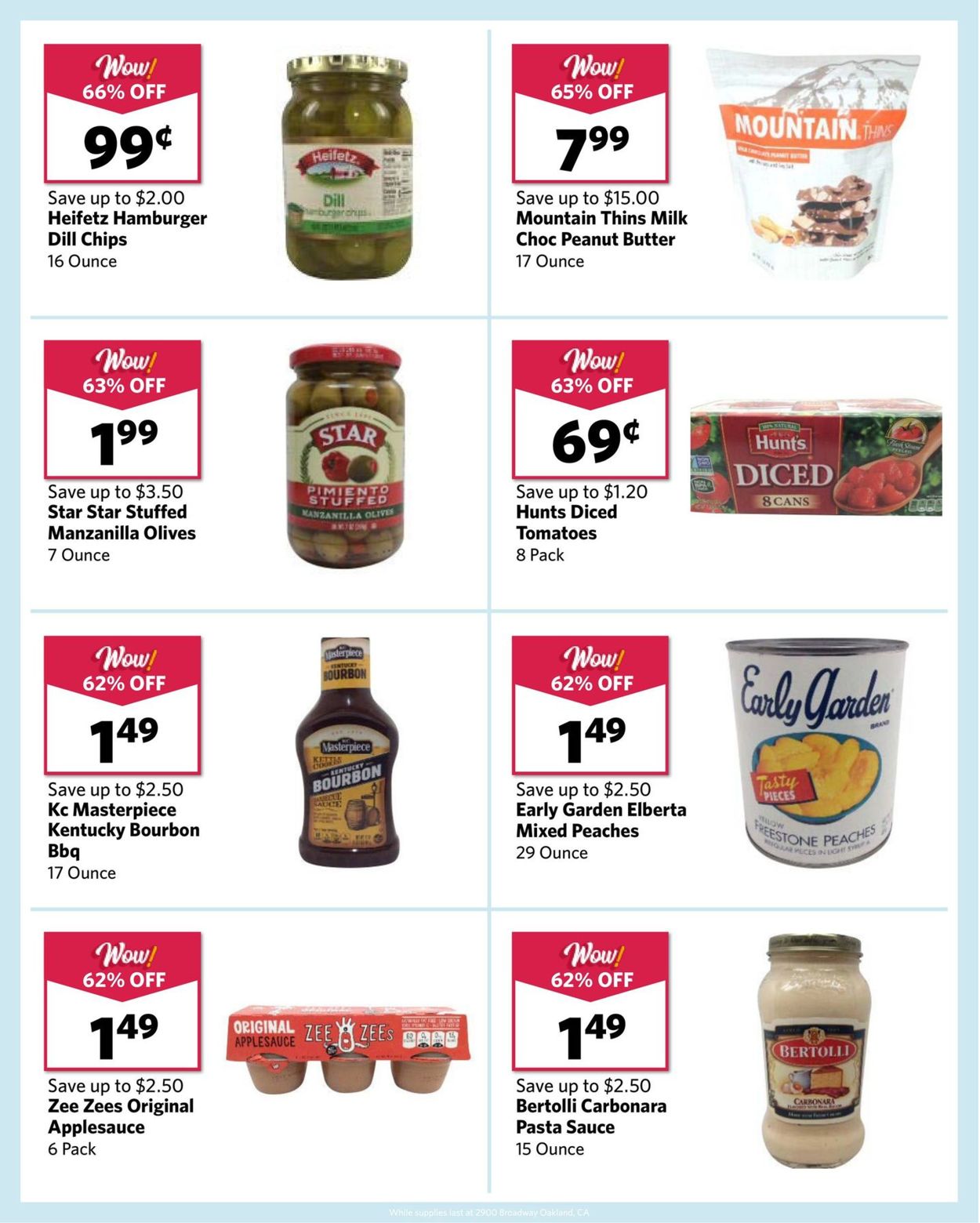 Catalogue Grocery Outlet from 03/18/2020