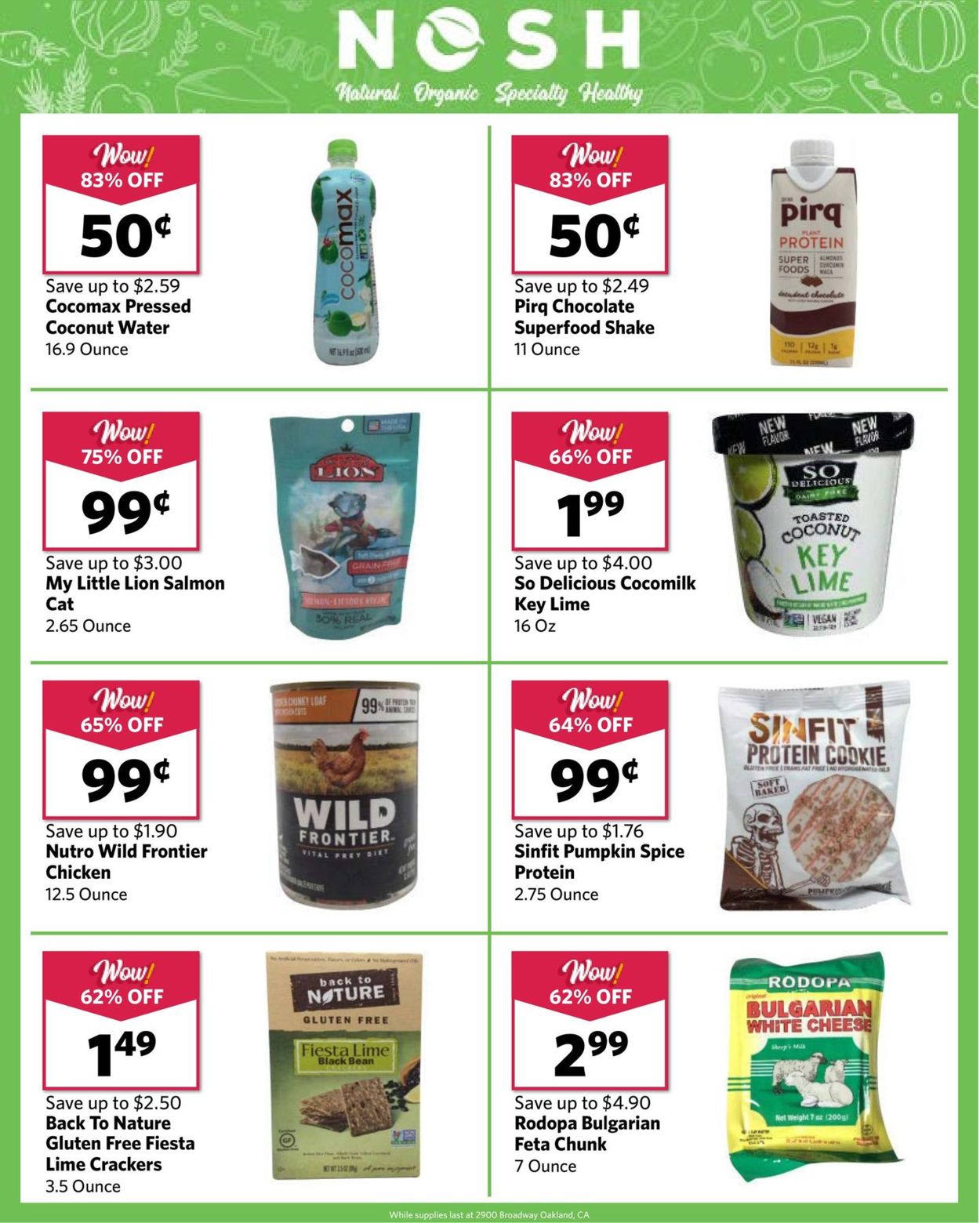 Catalogue Grocery Outlet from 03/25/2020