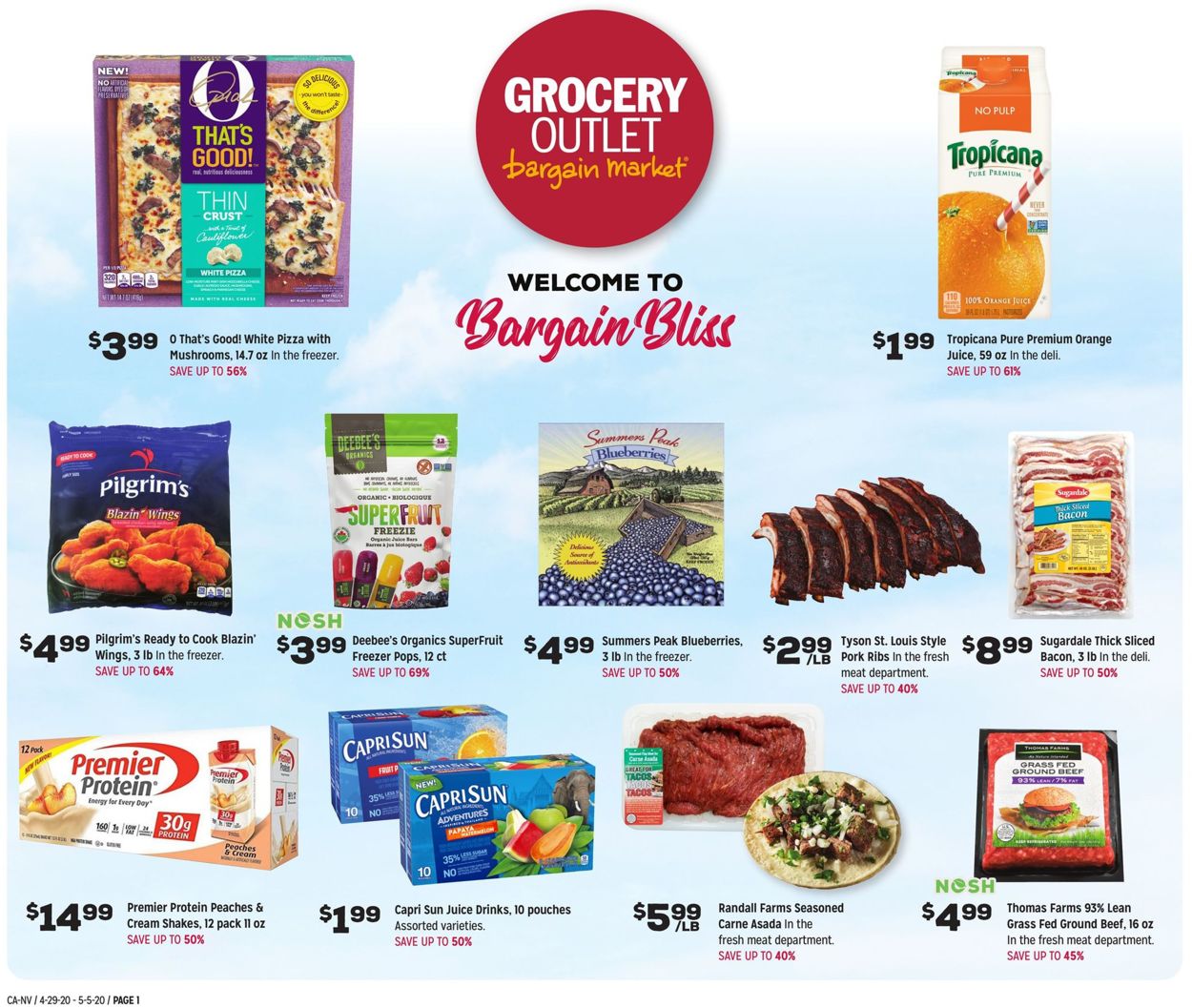 Catalogue Grocery Outlet from 04/29/2020