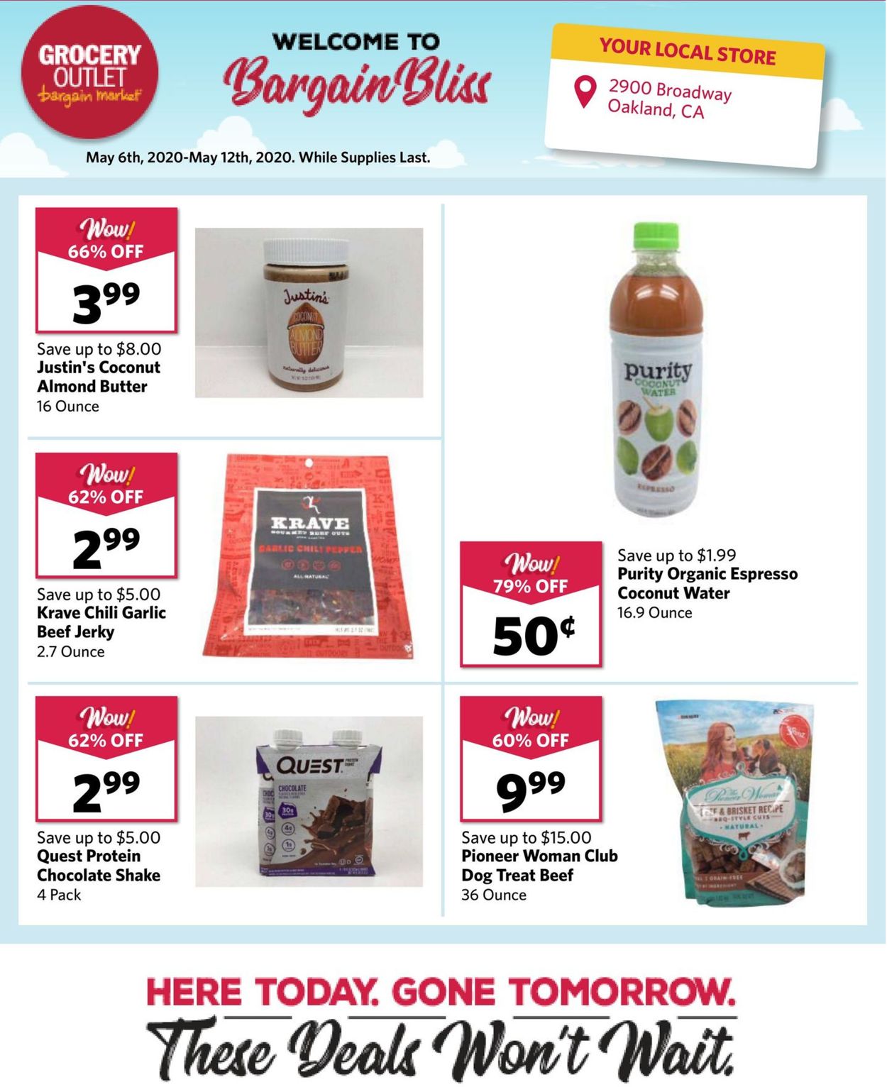 Catalogue Grocery Outlet from 05/06/2020