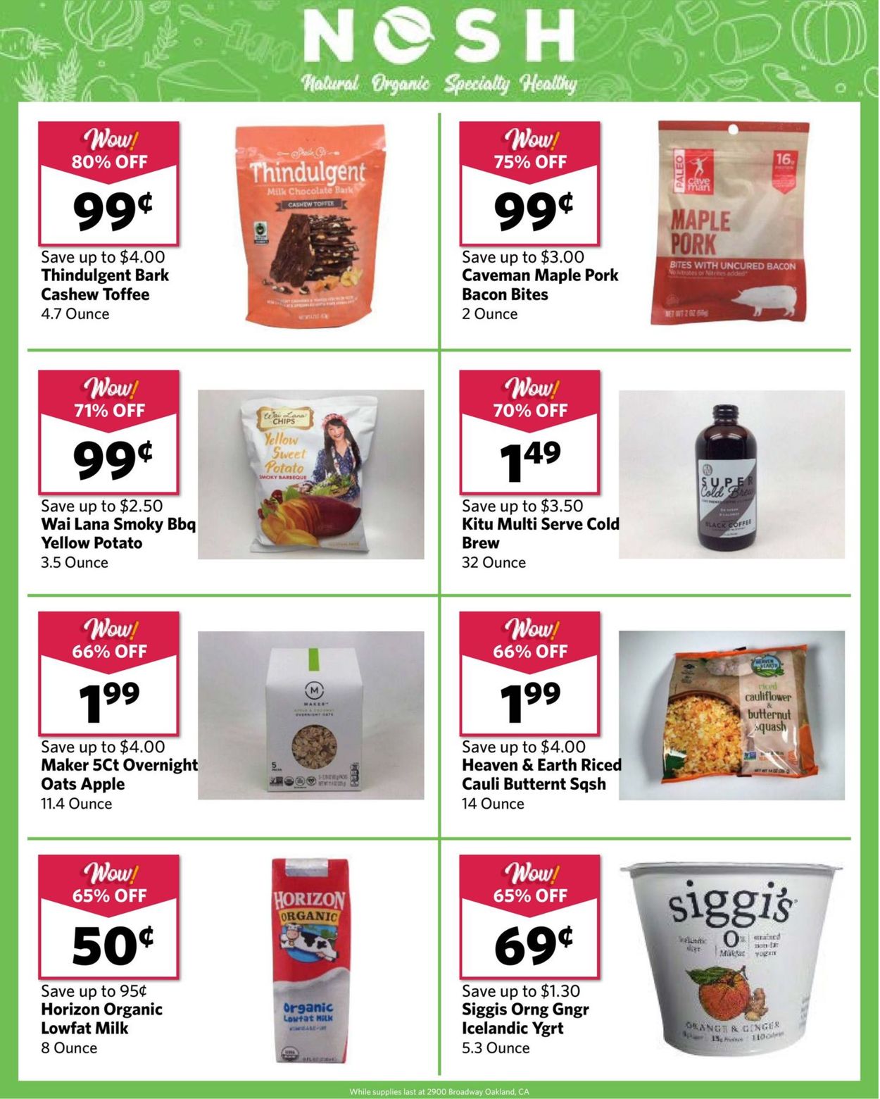 Catalogue Grocery Outlet from 05/13/2020