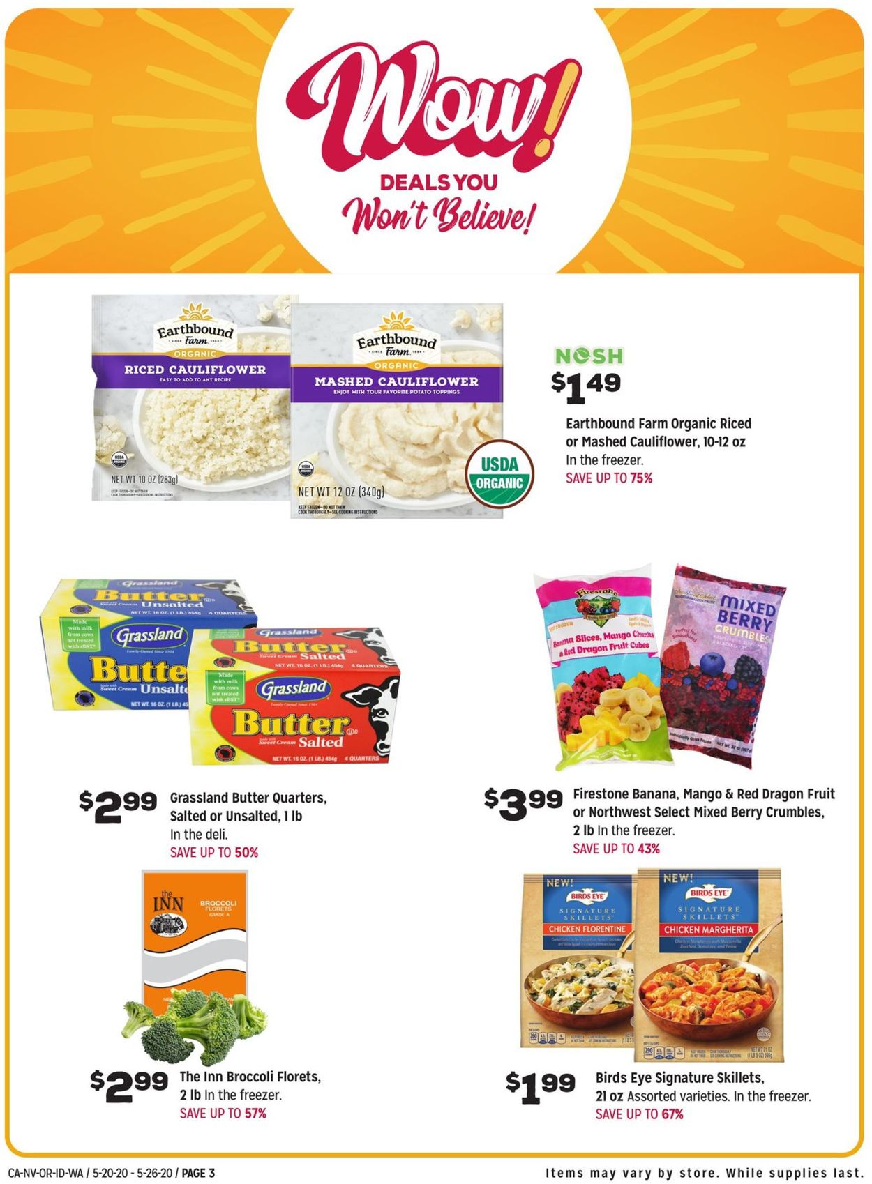 Catalogue Grocery Outlet from 05/20/2020