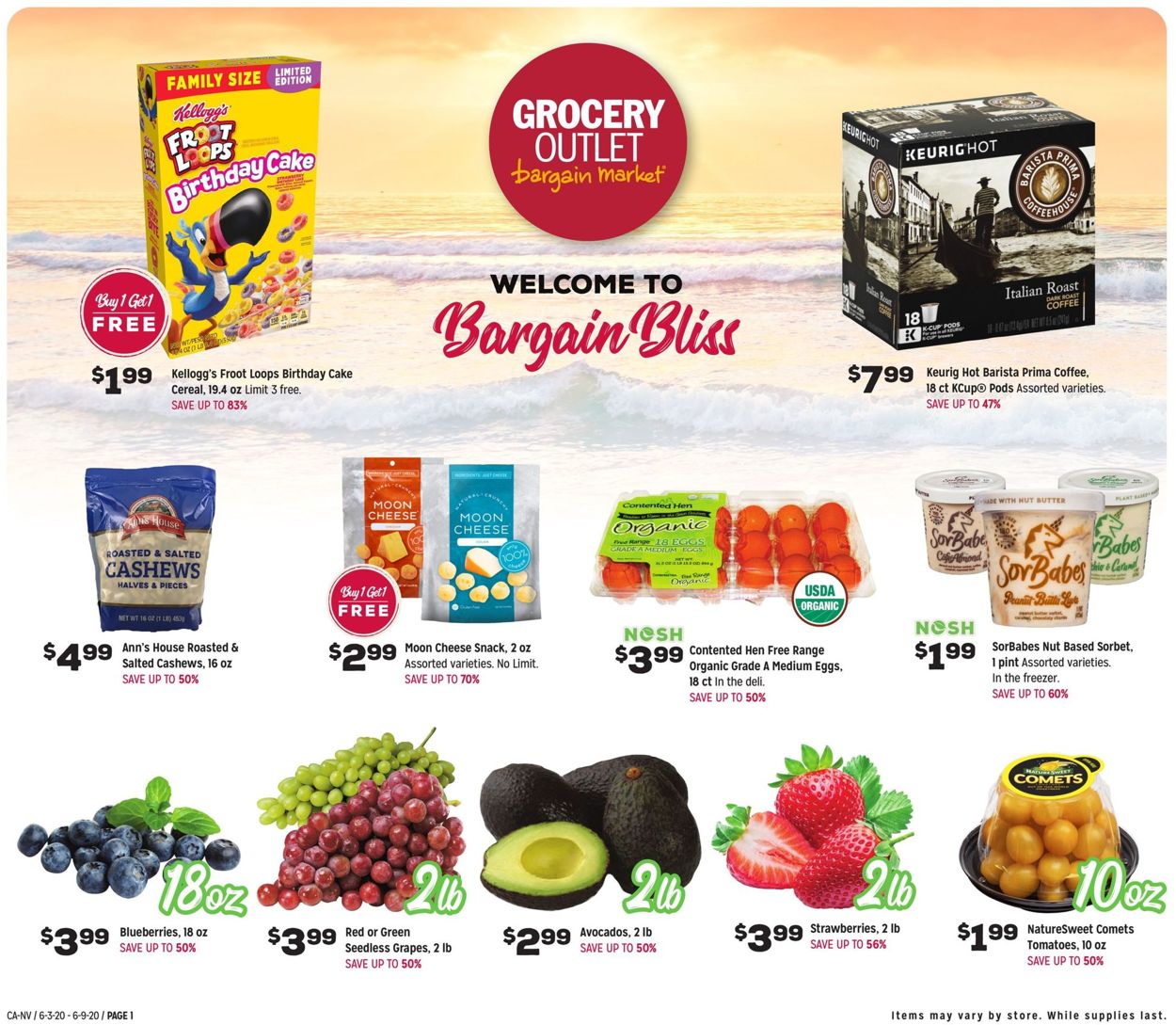 Catalogue Grocery Outlet from 06/03/2020