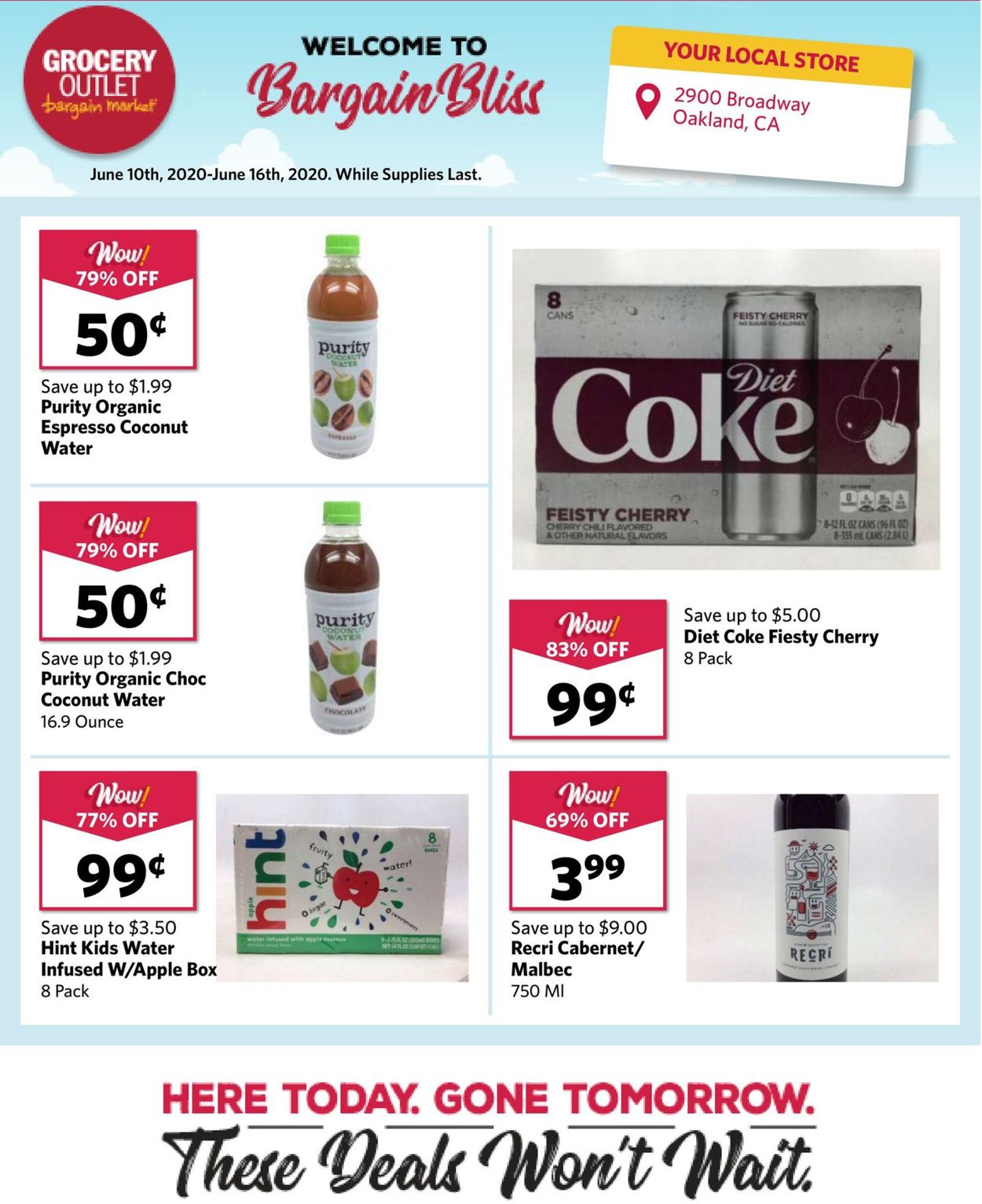 Catalogue Grocery Outlet from 06/10/2020