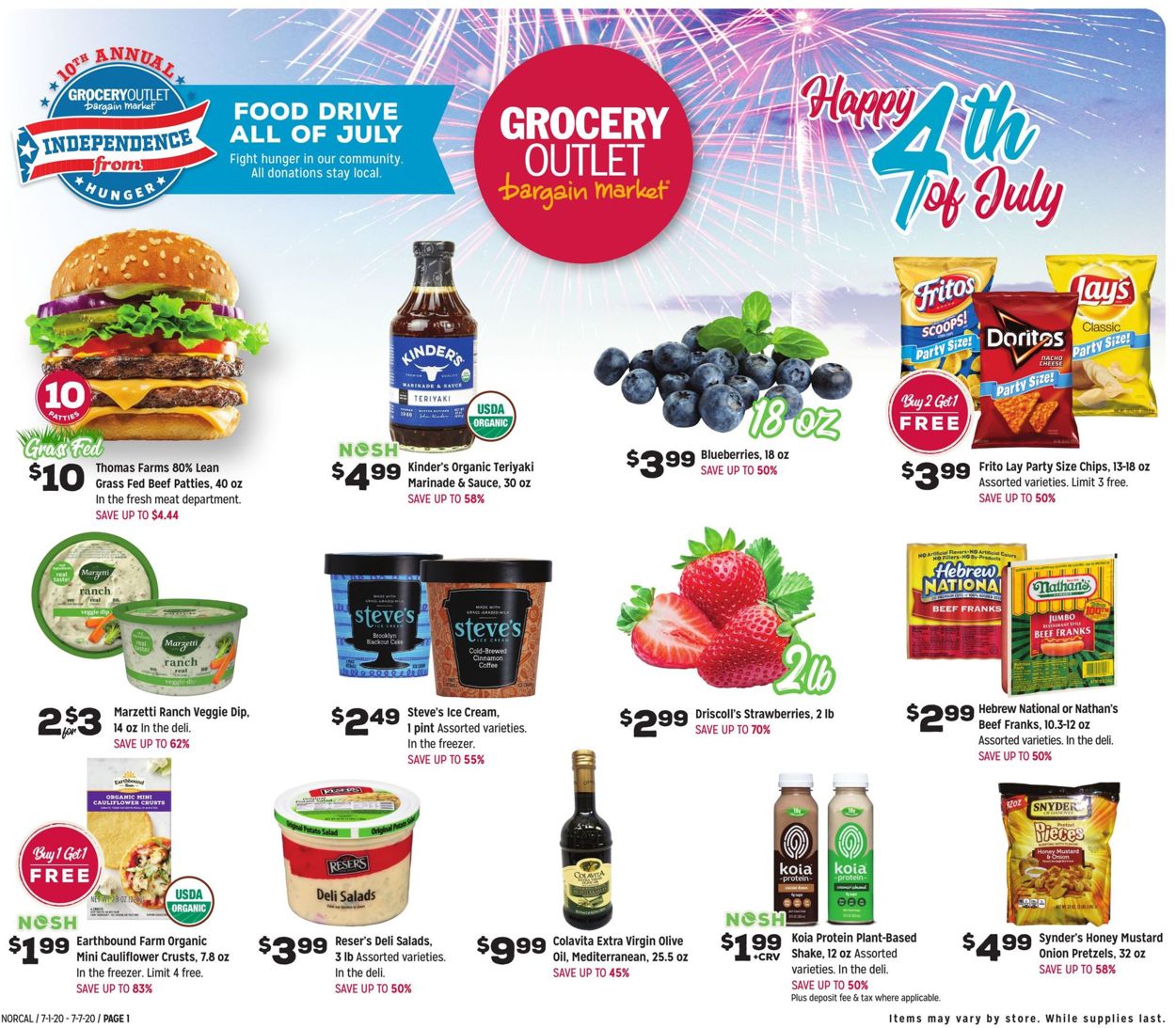 Catalogue Grocery Outlet from 07/01/2020